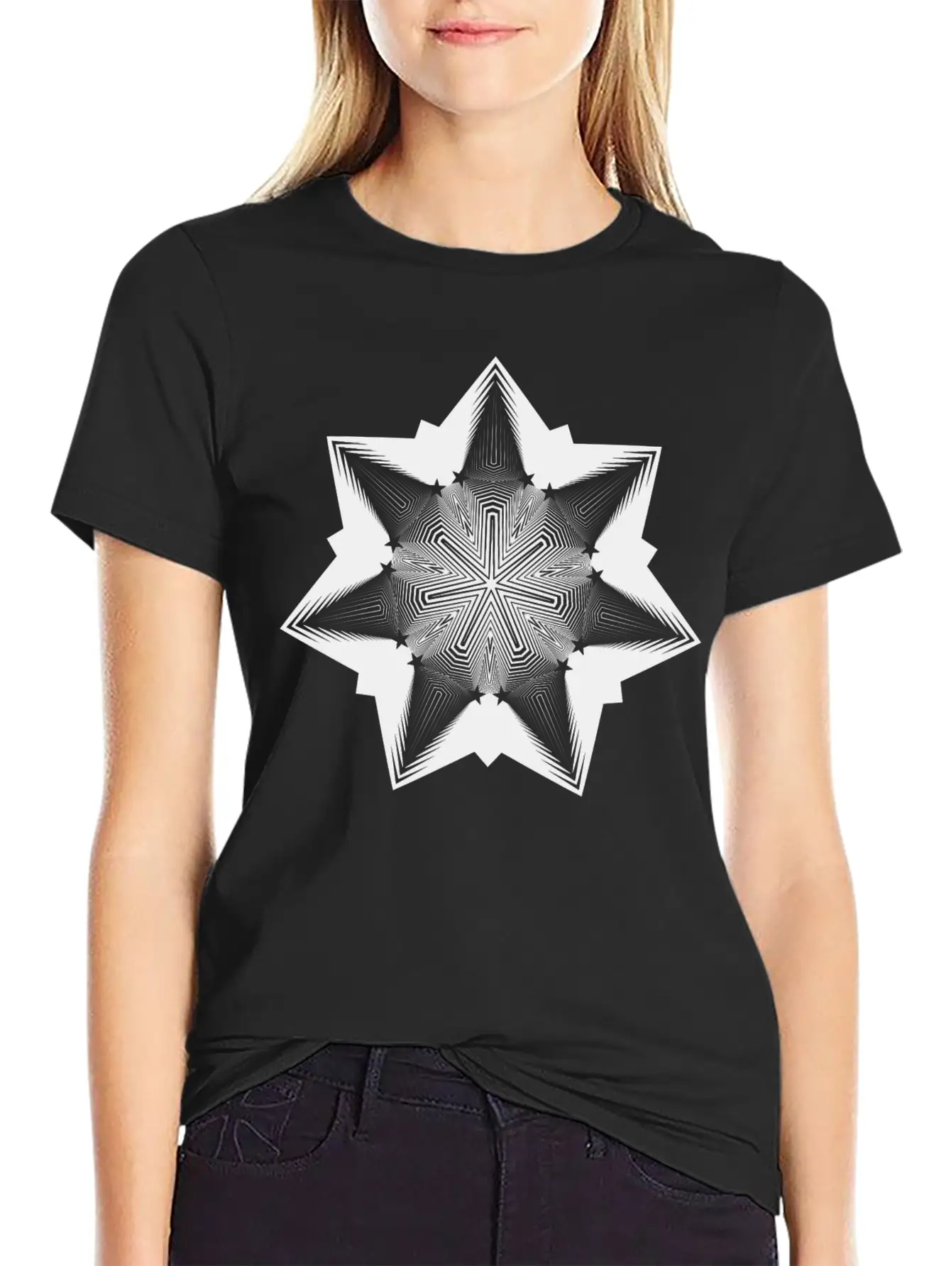 5D Star Comfortable Minimalist Graphic Tee – Summer Style Essential