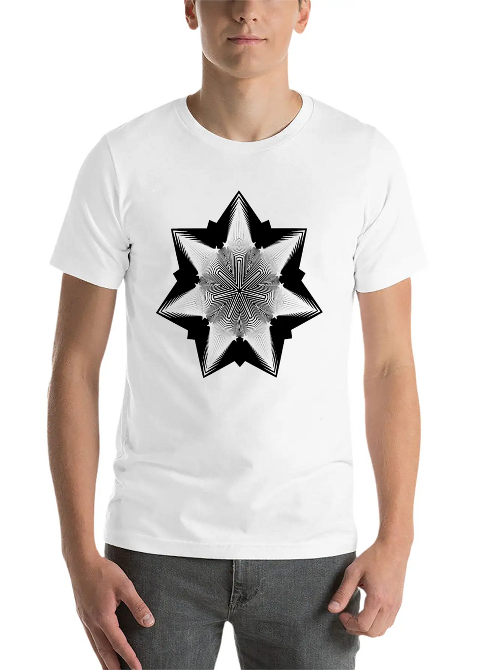 5D Star Comfortable Minimalist Graphic Tee – Summer Style Essential