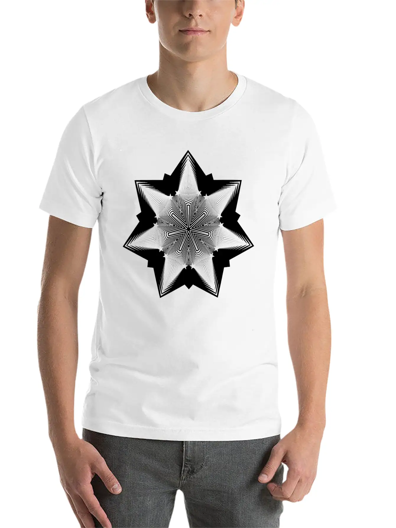 5D Star Comfortable Minimalist Graphic Tee – Summer Style Essential