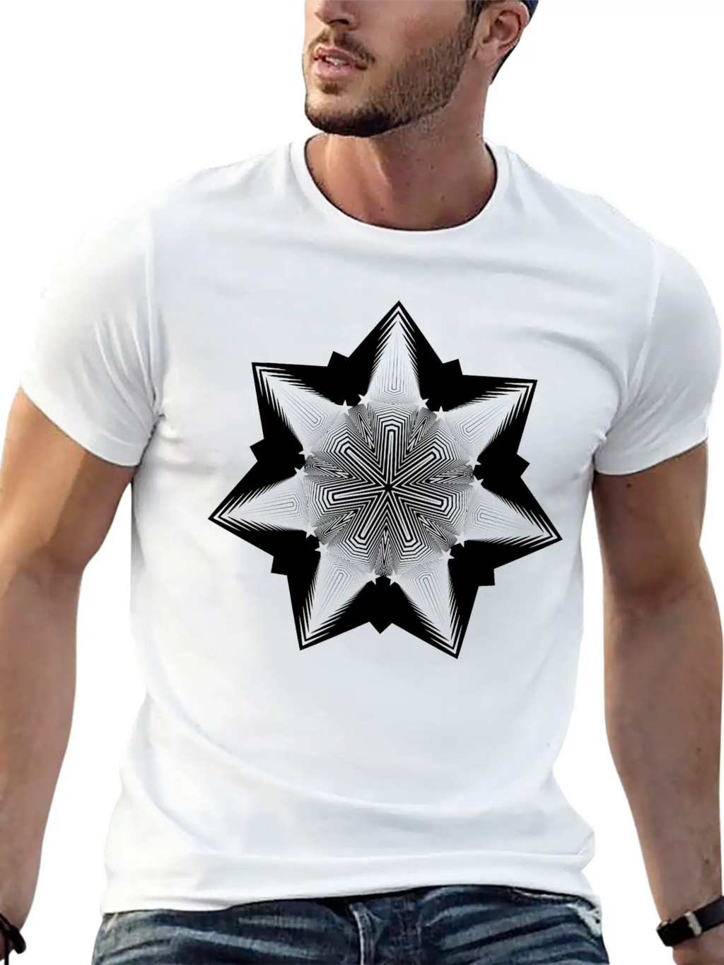 5D Star Comfortable Minimalist Graphic Tee – Summer Style Essential
