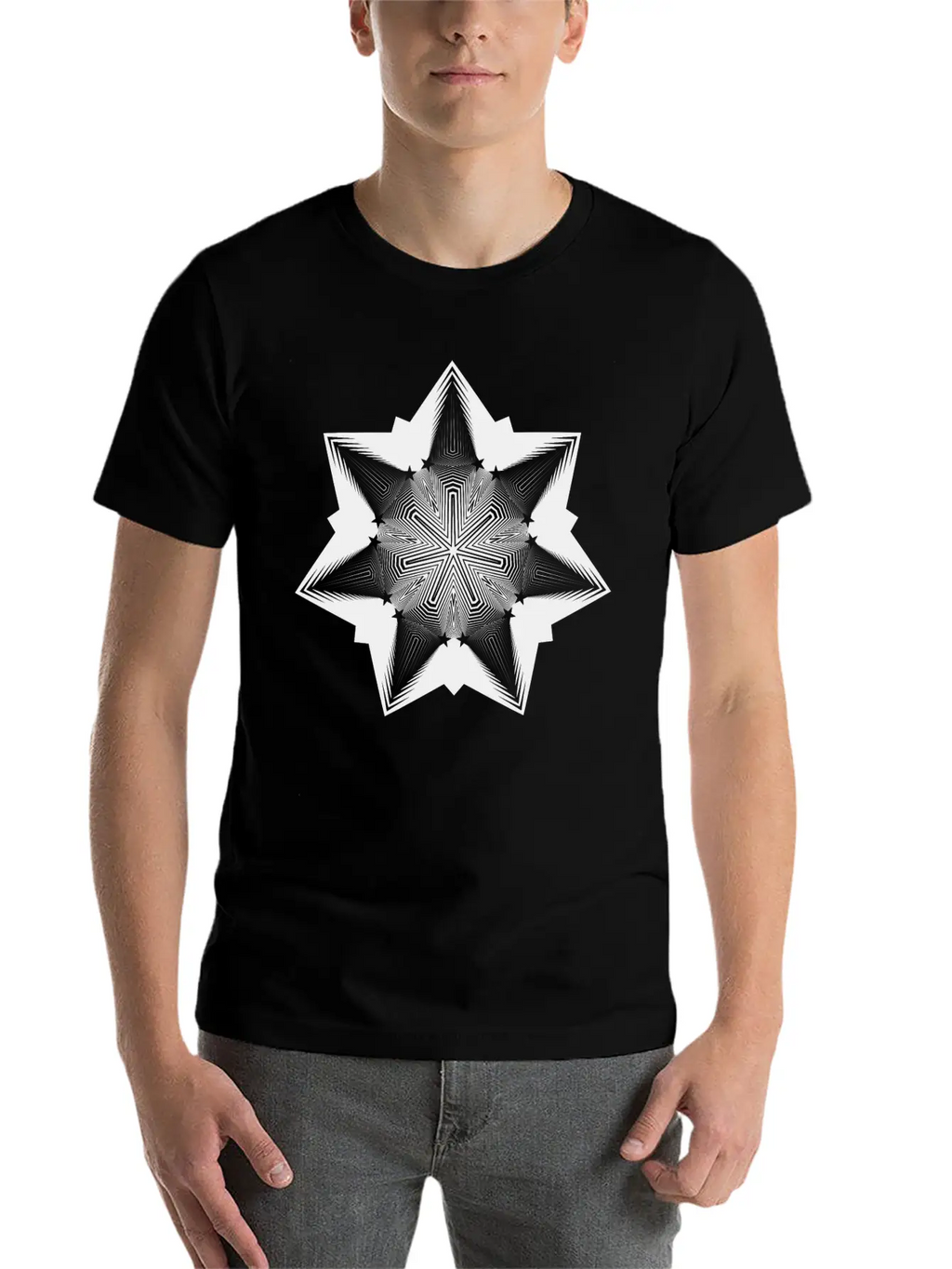 5D Star Comfortable Minimalist Graphic Tee – Summer Style Essential