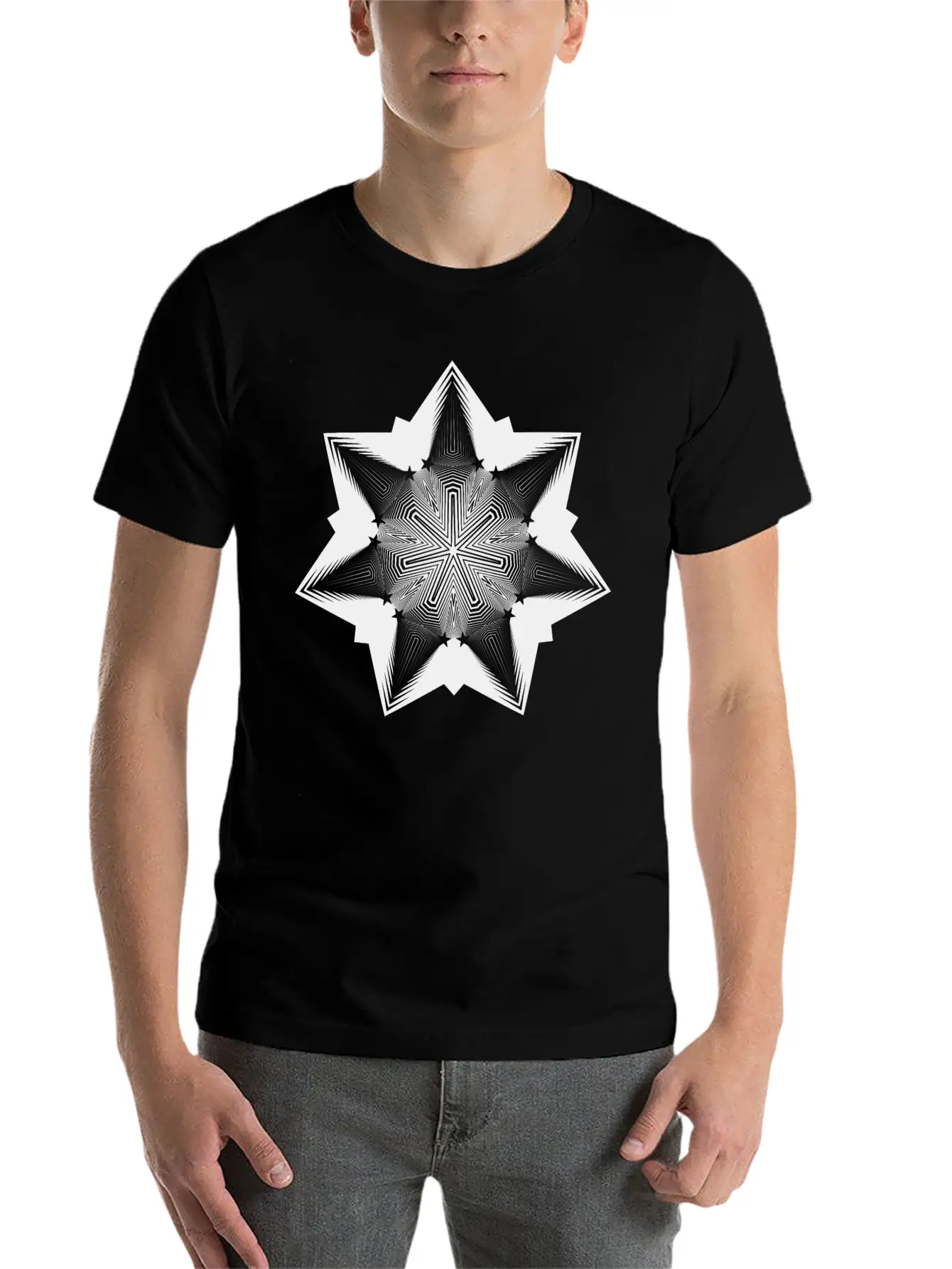 5D Star Comfortable Minimalist Graphic Tee – Summer Style Essential