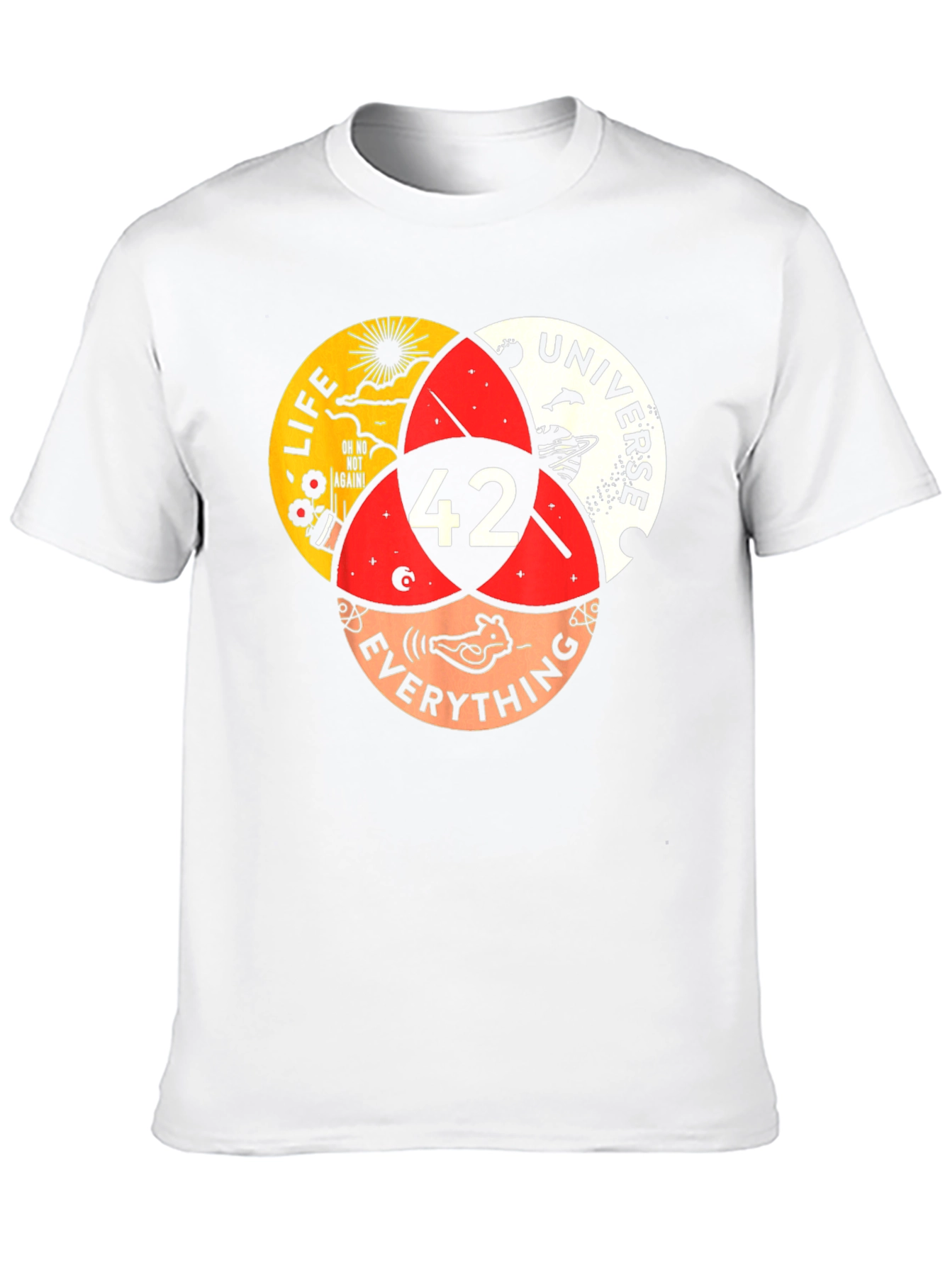 42 T-Shirt - Life Universe Everything Venn Diagram