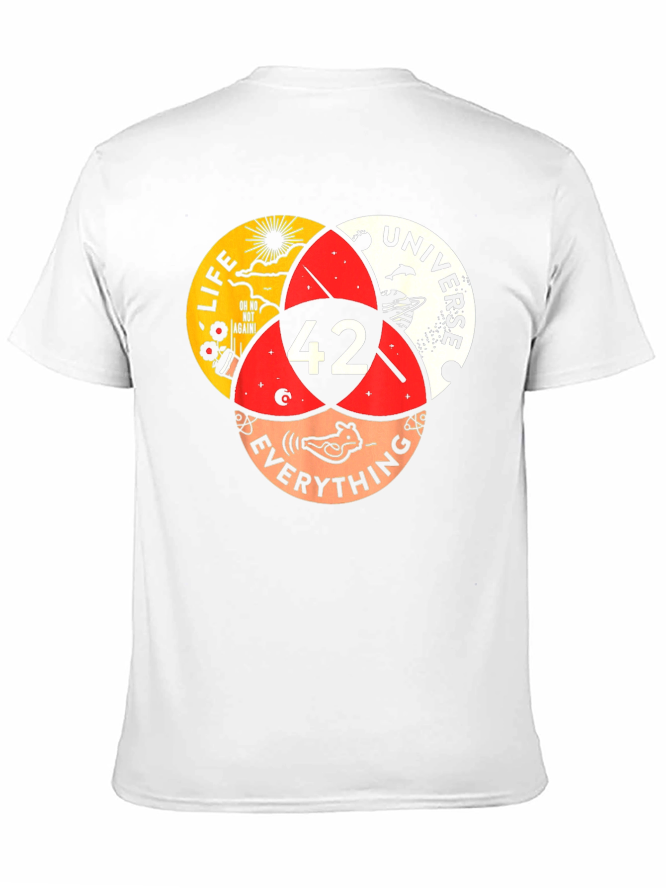 42 T-Shirt - Life Universe Everything Venn Diagram