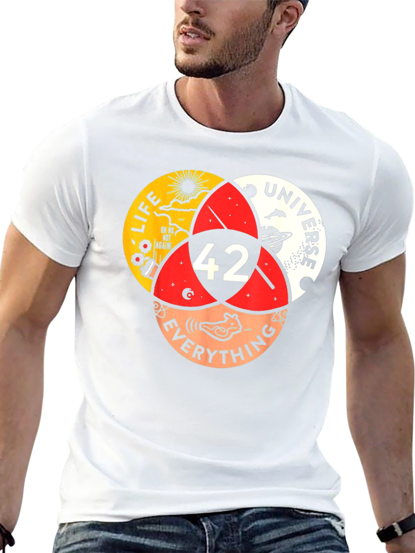 42 T-Shirt - Life Universe Everything Venn Diagram