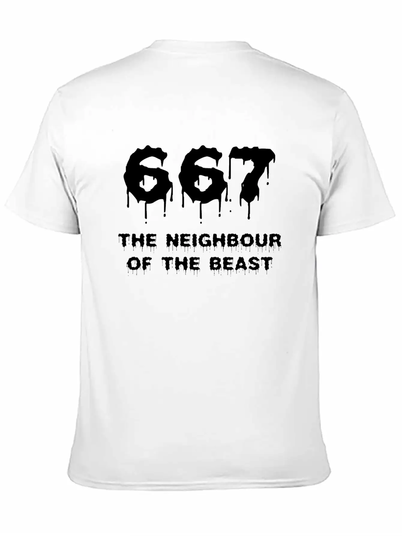 667 The Neighbour Of The Beast Shirt Breathable Soft Cotton T-Shirt – Timeless Casual Look