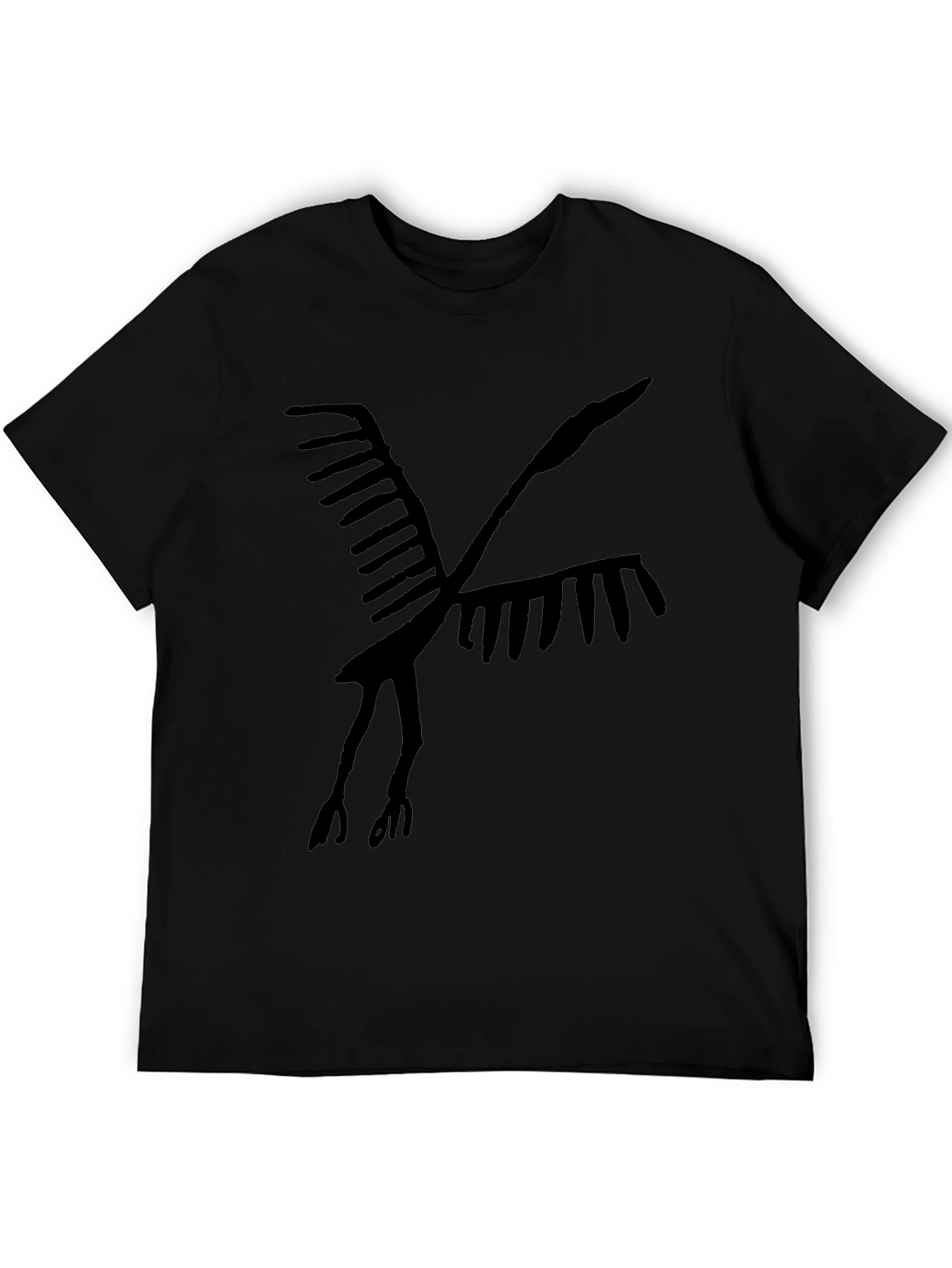 Abstract Bird Graphic Tee - Stylish Comfort