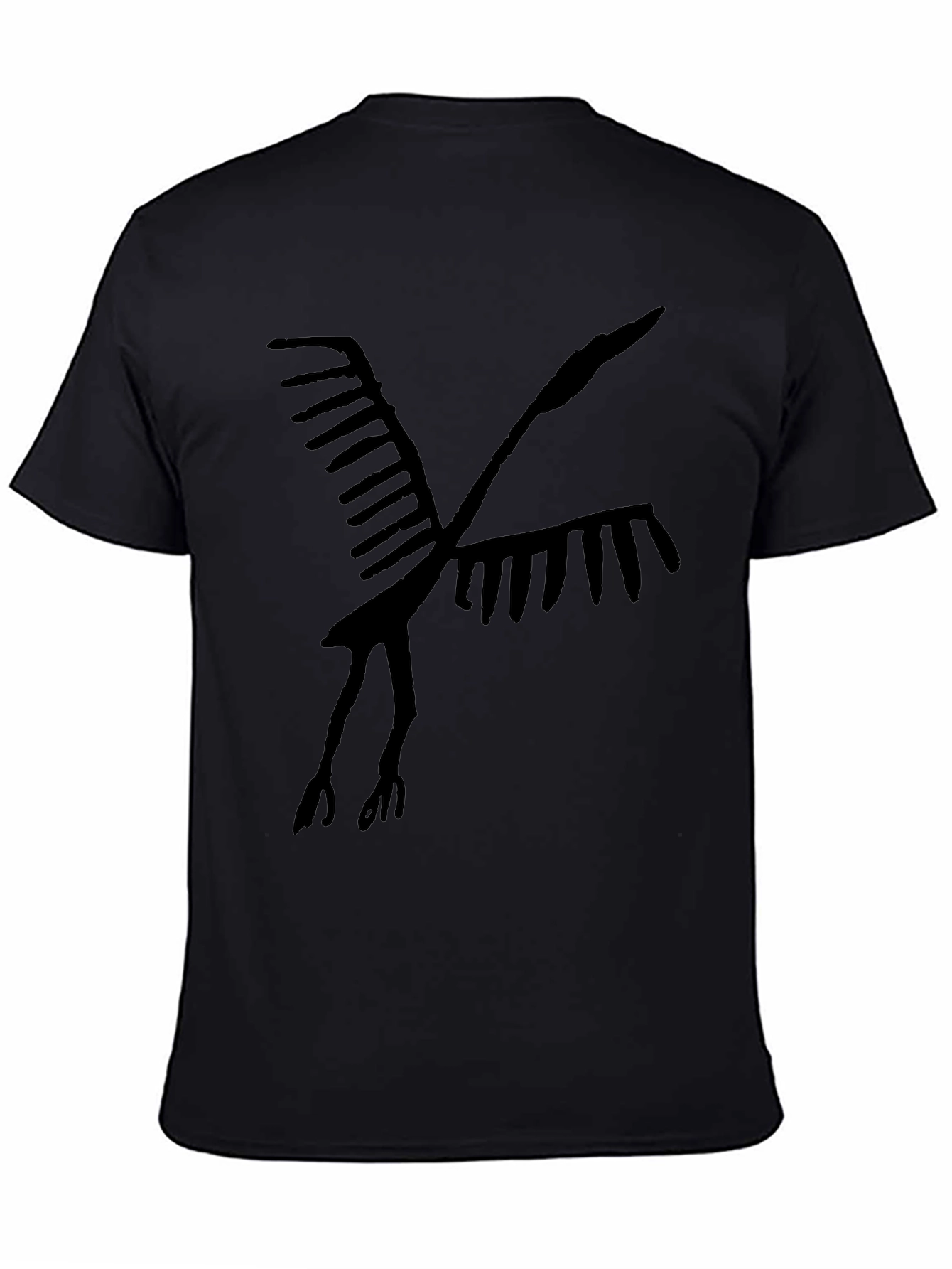 Abstract Bird Graphic Tee - Stylish Comfort