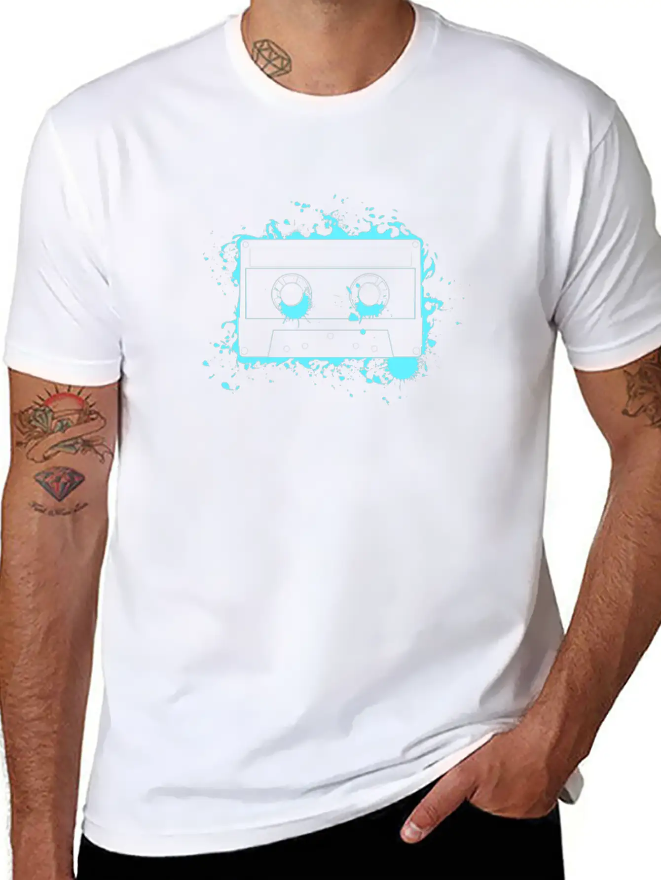 80s 90s Retro Cassette Tape Vintage Mixtape Gifts Basic Graphic T-Shirt – Daily Comfort In Soft Cotton