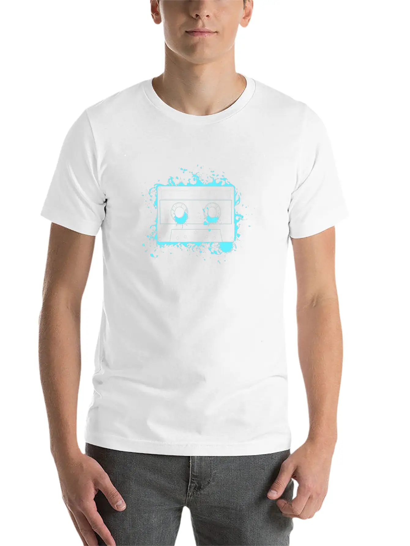 80s 90s Retro Cassette Tape Vintage Mixtape Gifts Basic Graphic T-Shirt – Daily Comfort In Soft Cotton