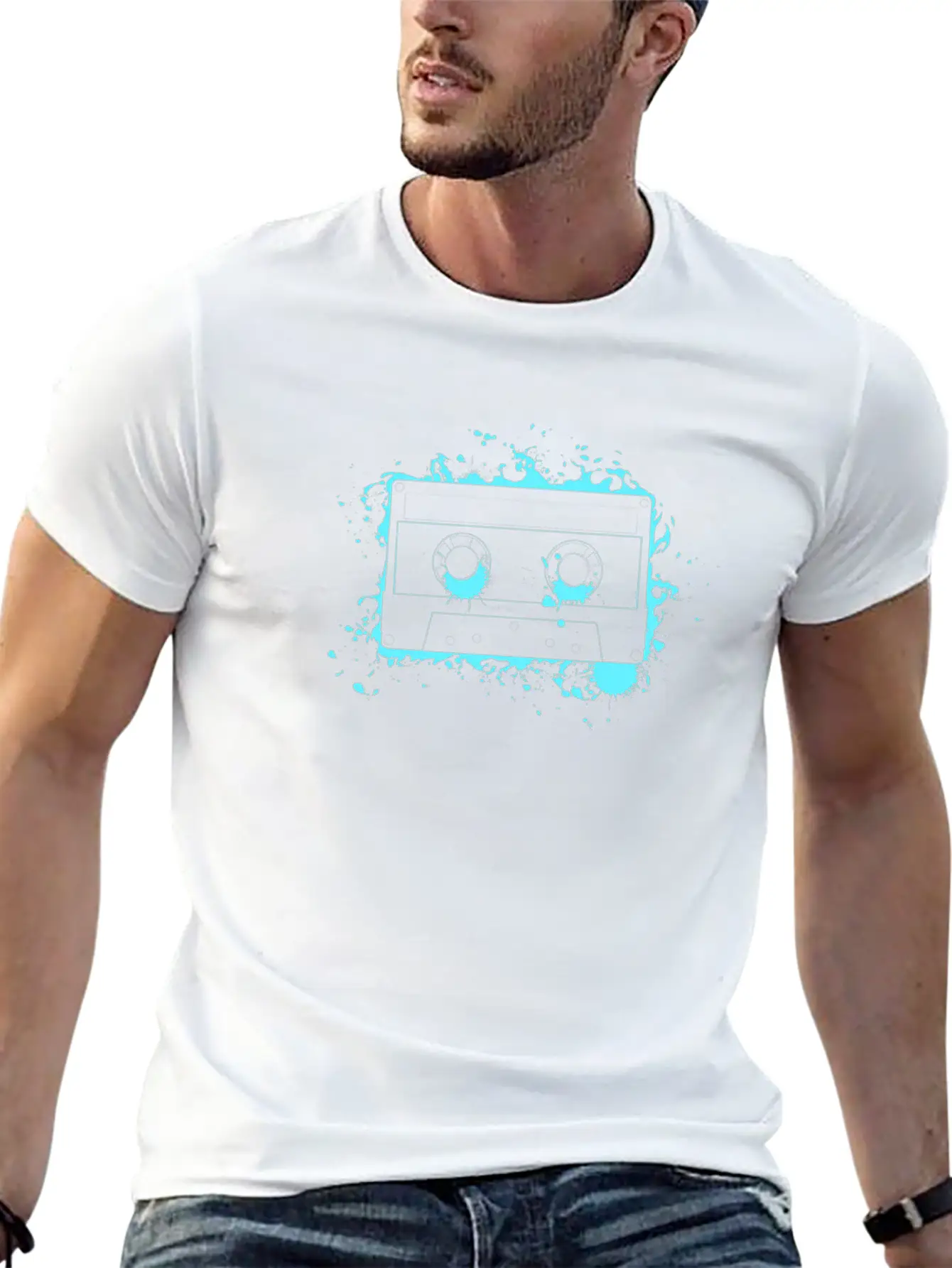 80s 90s Retro Cassette Tape Vintage Mixtape Gifts Basic Graphic T-Shirt – Daily Comfort In Soft Cotton