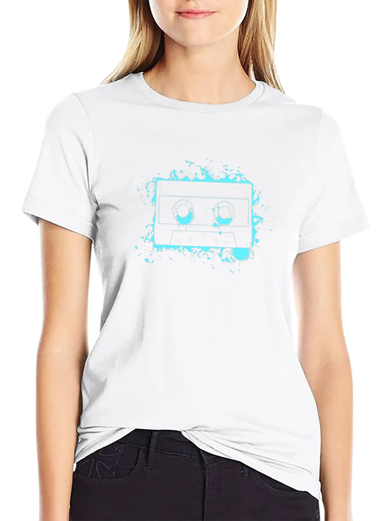 80s 90s Retro Cassette Tape Vintage Mixtape Gifts Basic Graphic T-Shirt – Daily Comfort In Soft Cotton