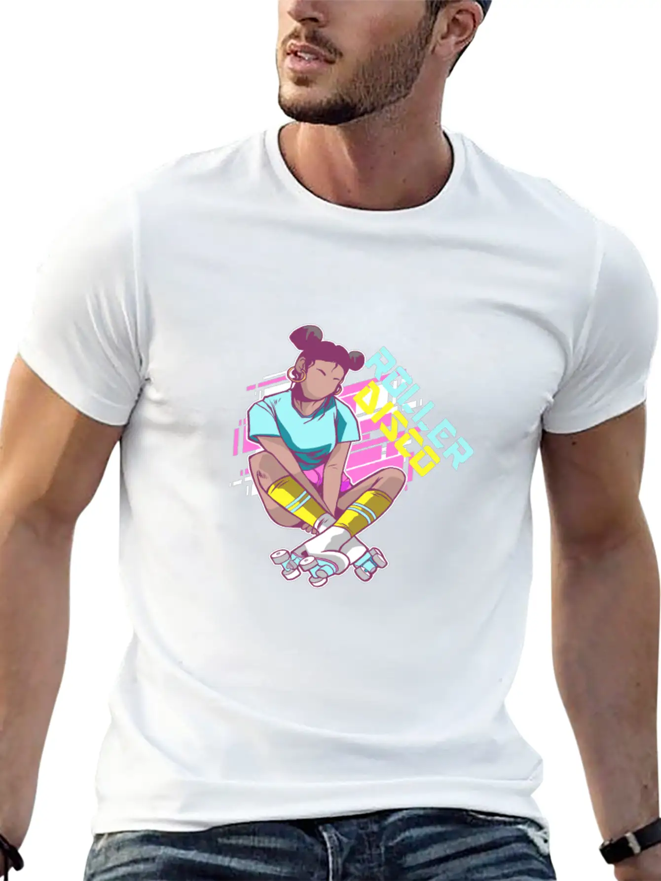 80's Party Roller Disco Party 80s 90s 1980's Timeless Short Sleeve Tee – Comfy And Minimalist Design