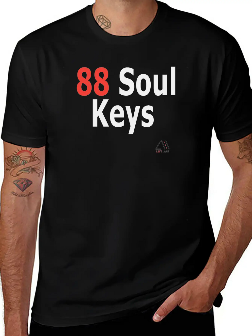 88 Soul Keys Basic Graphic T-Shirt – Daily Comfort In Soft Cotton
