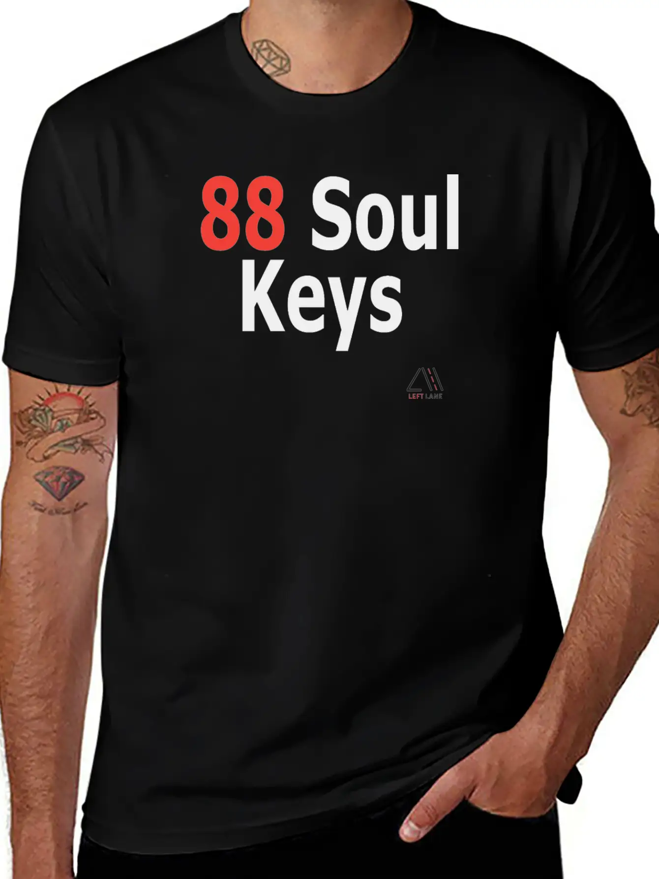 88 Soul Keys Basic Graphic T-Shirt – Daily Comfort In Soft Cotton