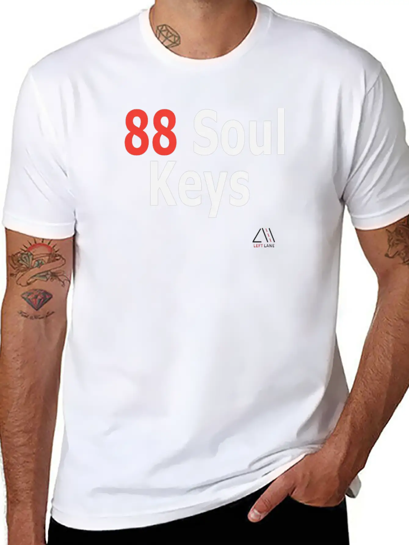 88 Soul Keys Basic Graphic T-Shirt – Daily Comfort In Soft Cotton