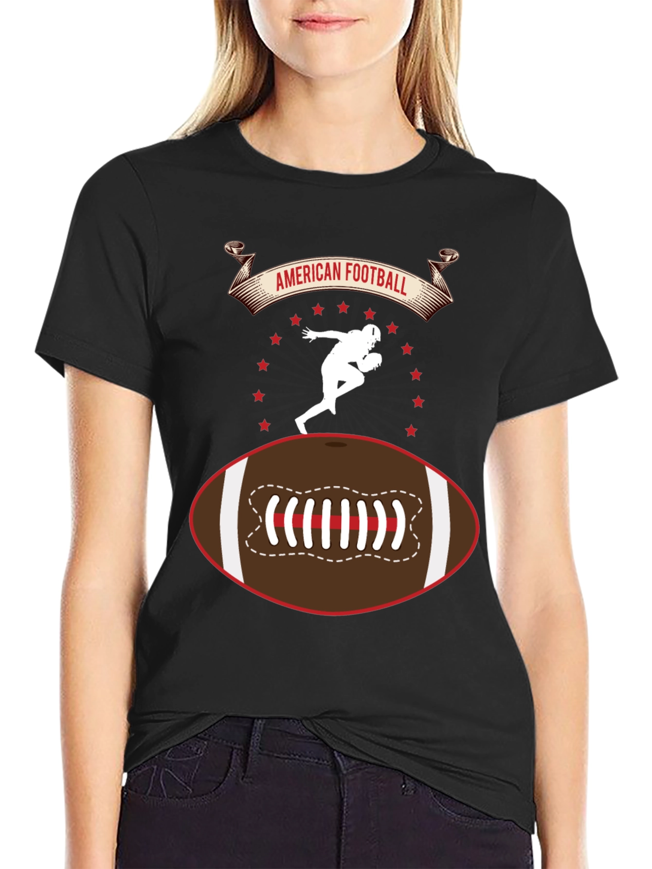 American Football Graphic T-Shirt
