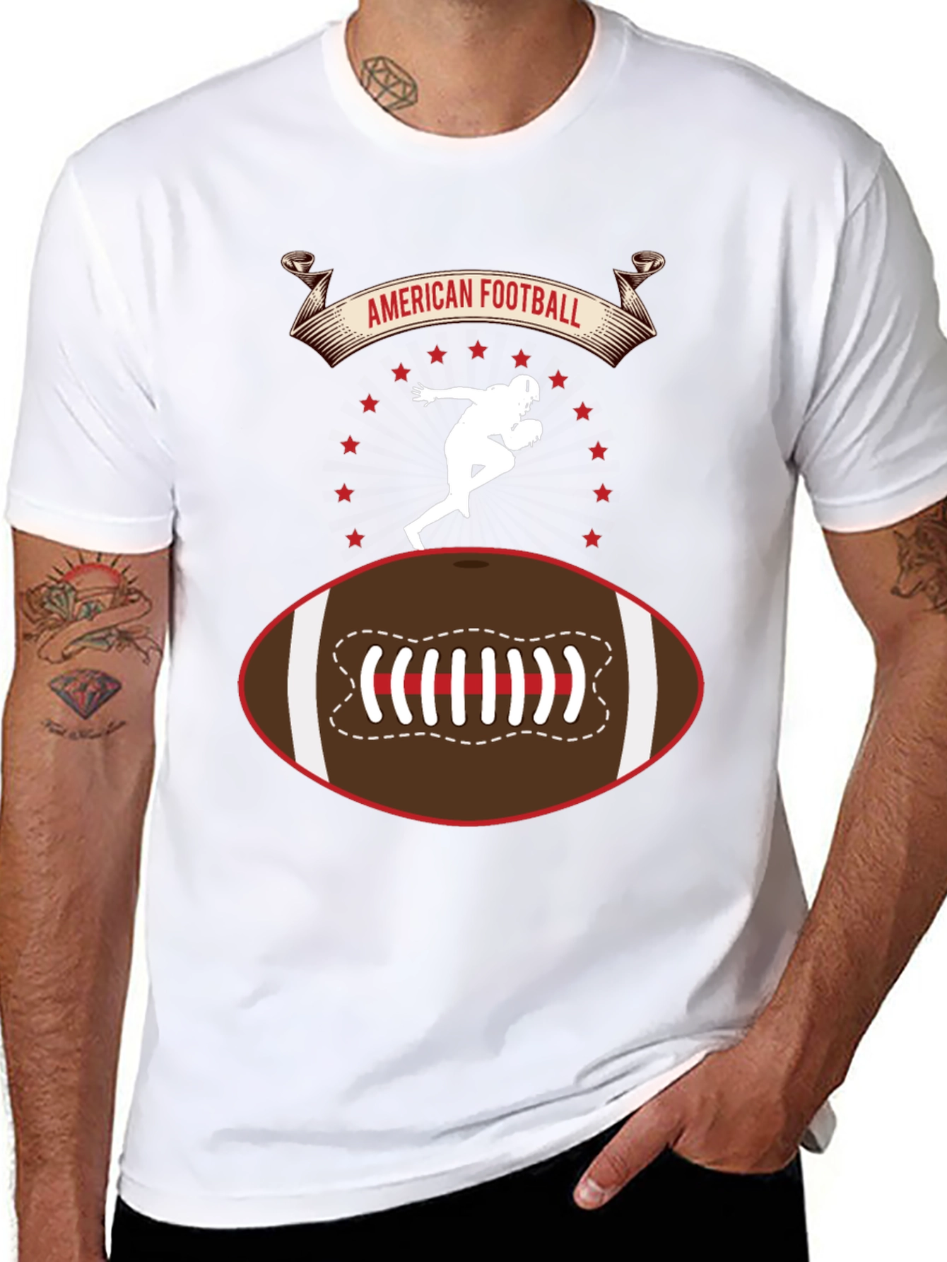 American Football Graphic T-Shirt