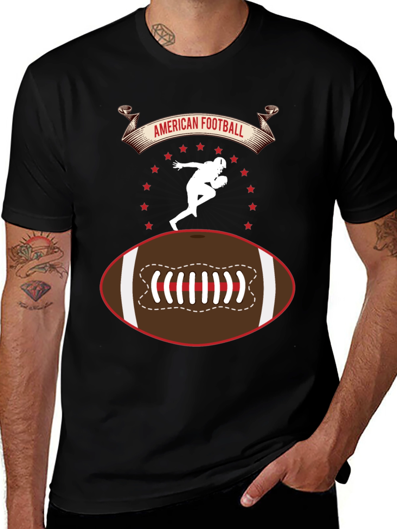 American Football Graphic T-Shirt