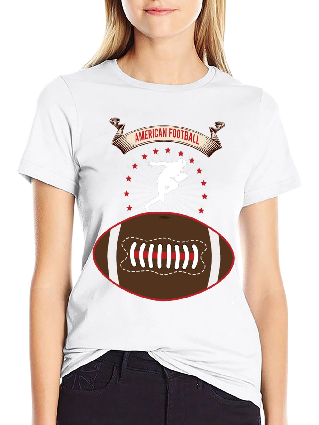 American Football Graphic T-Shirt