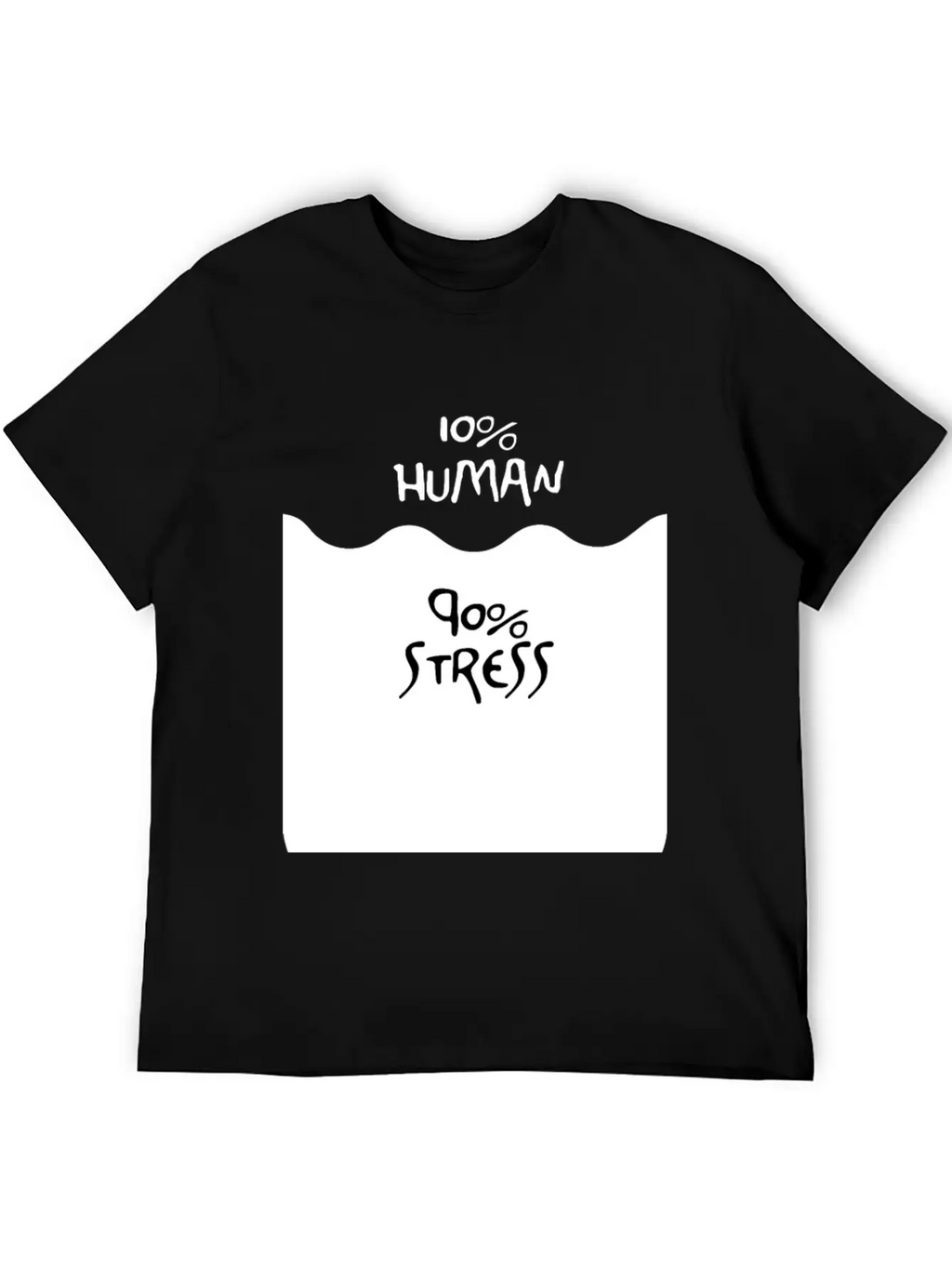 90% Stress (dark) Stylish Everyday T-Shirt – Unisex Basic Cotton Tee