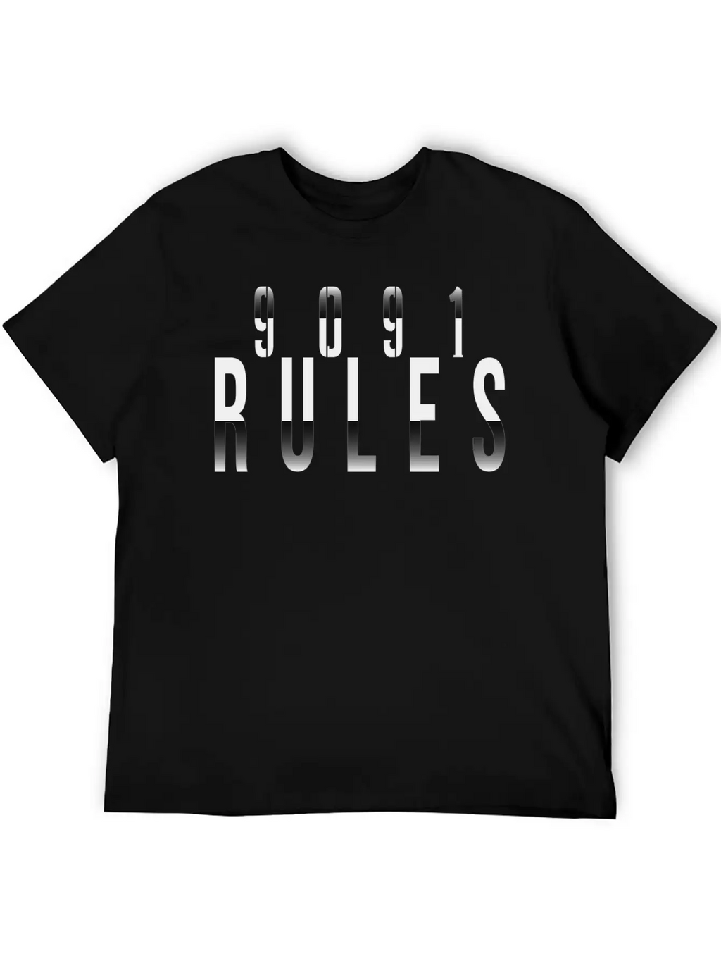 9091 Rules T-Shirt Breathable Graphic T-Shirt – Perfect For Casual Days