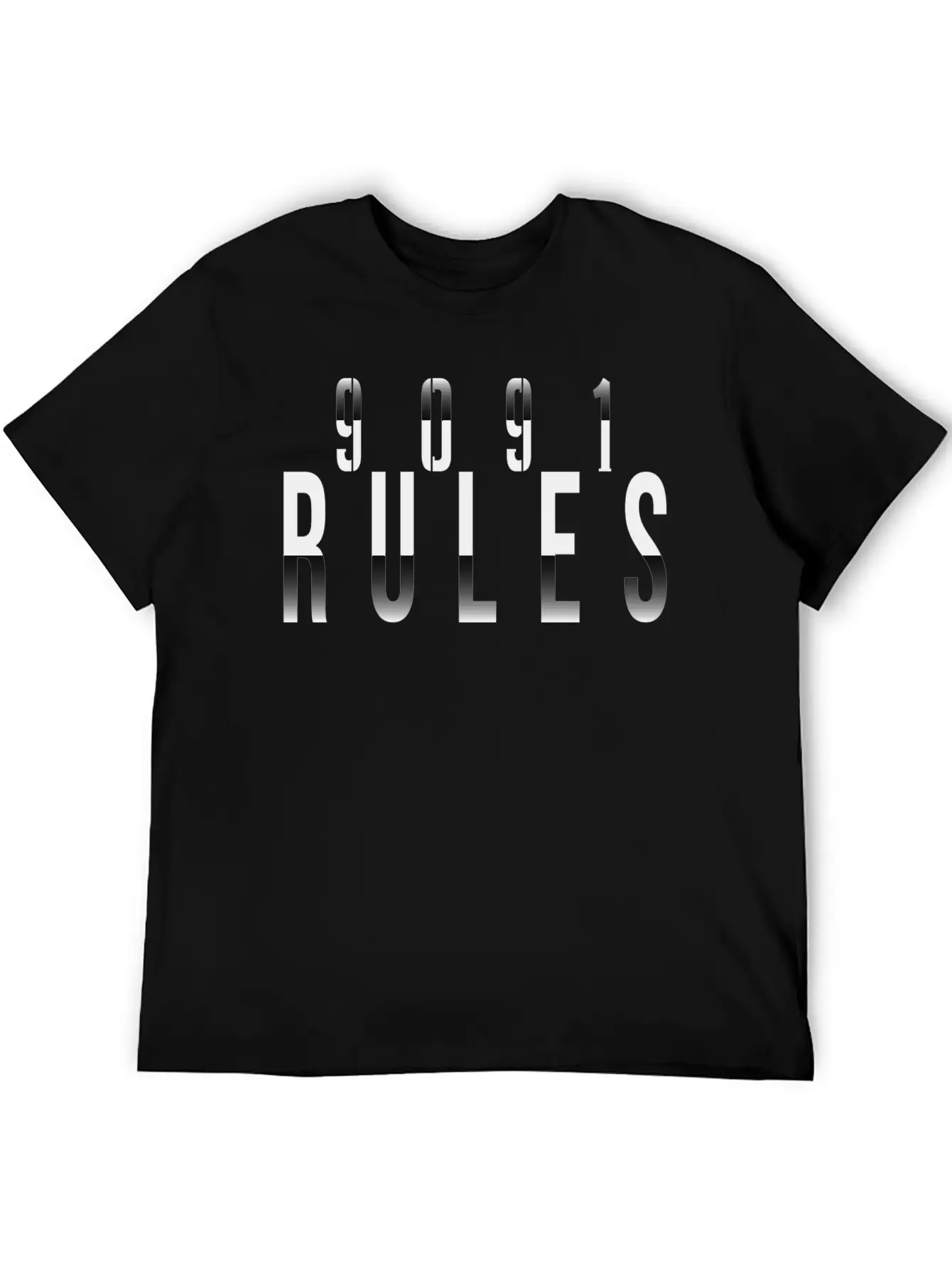 9091 Rules T-Shirt Breathable Graphic T-Shirt – Perfect For Casual Days