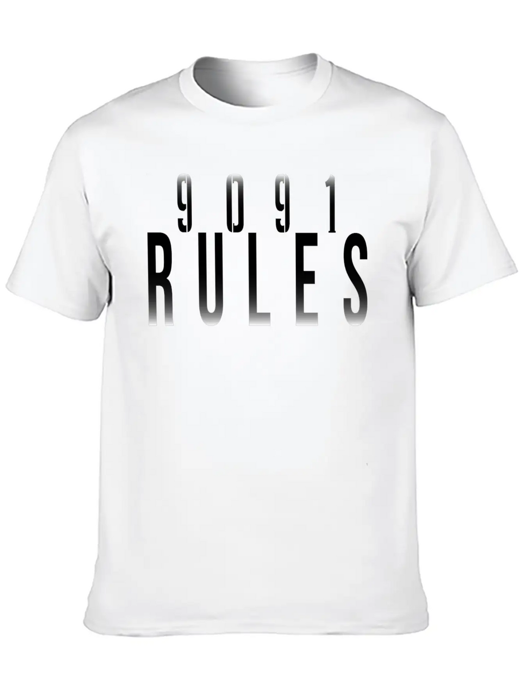 9091 Rules T-Shirt Breathable Graphic T-Shirt – Perfect For Casual Days