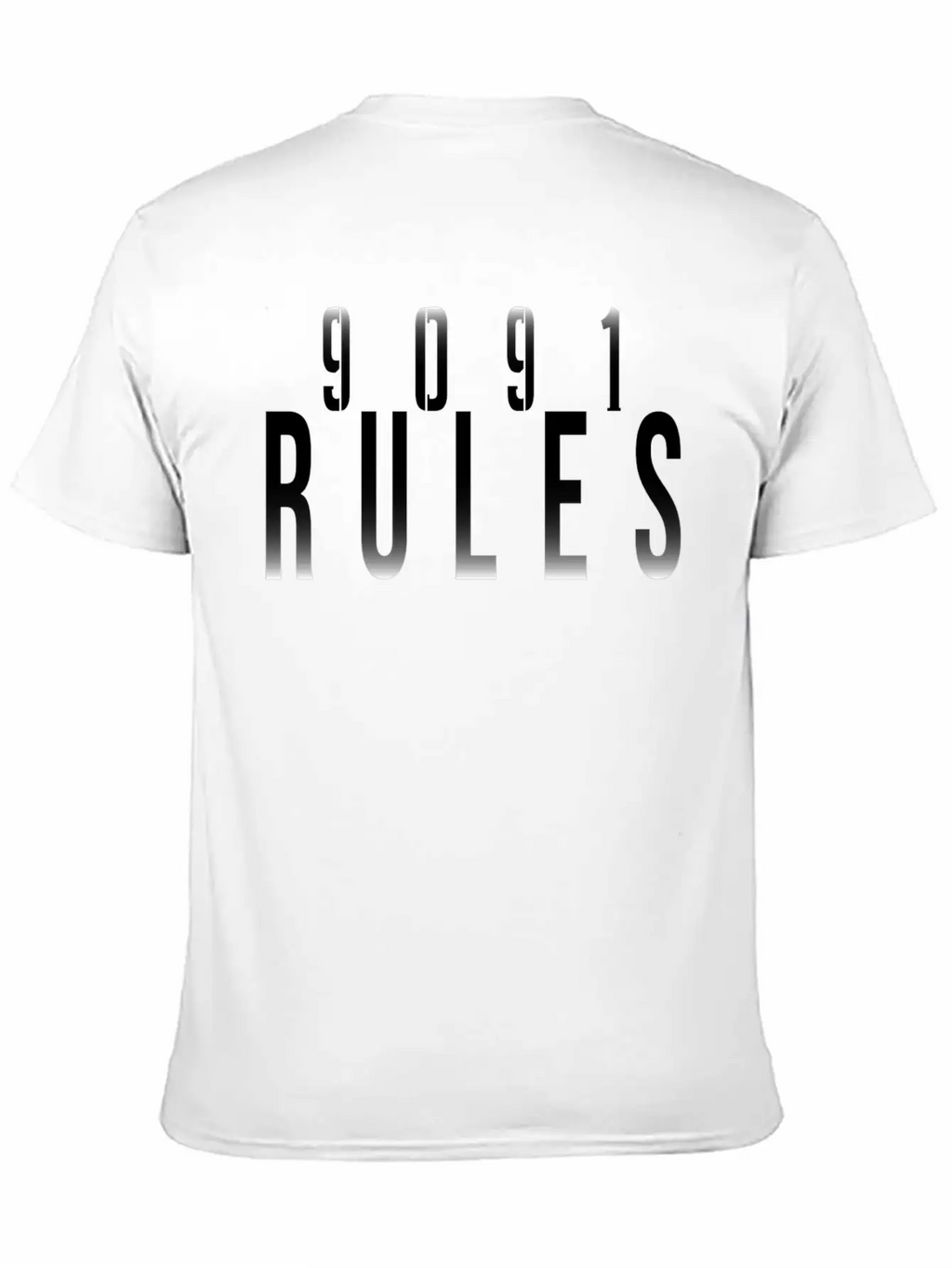 9091 Rules T-Shirt Breathable Graphic T-Shirt – Perfect For Casual Days