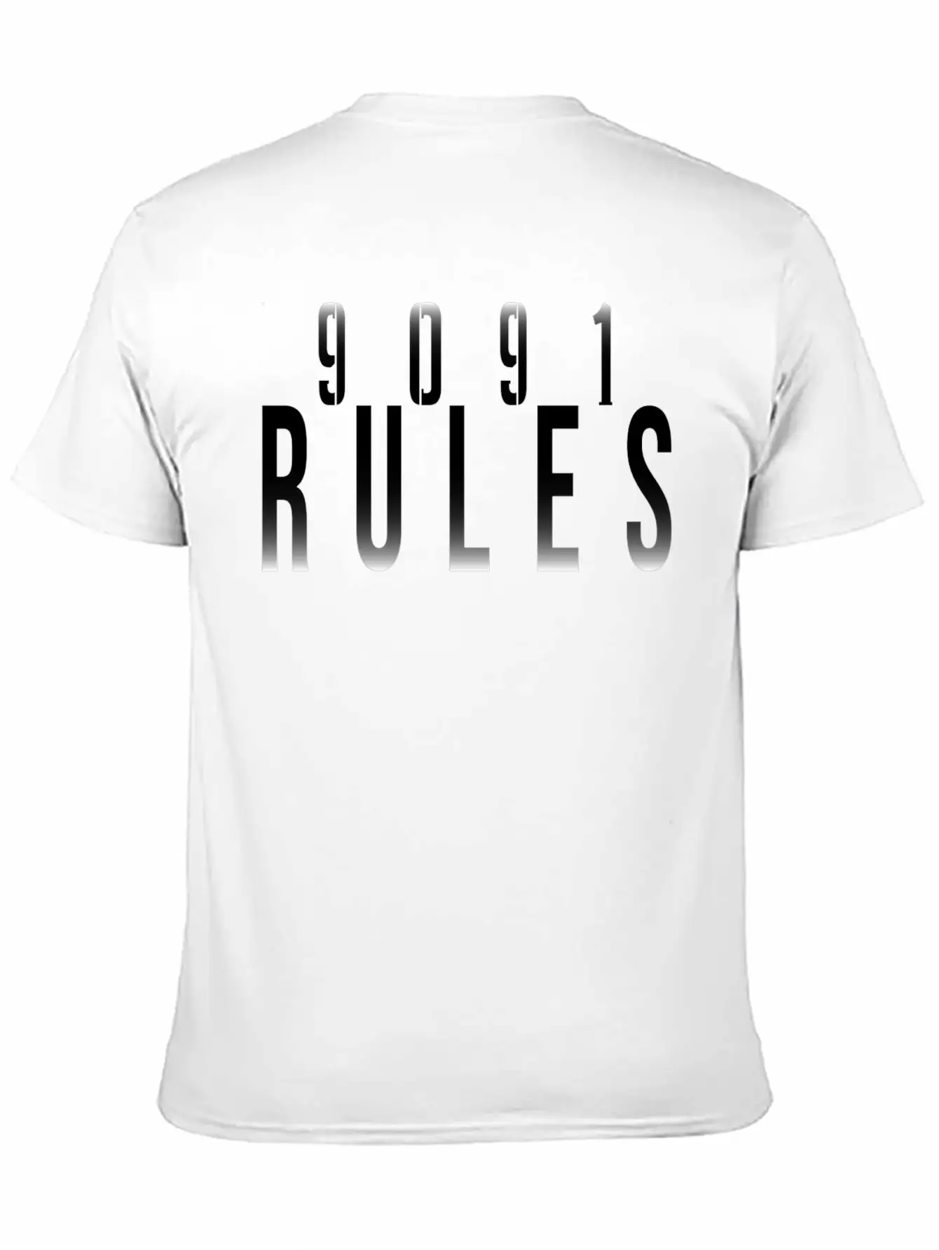 9091 Rules T-Shirt Breathable Graphic T-Shirt – Perfect For Casual Days