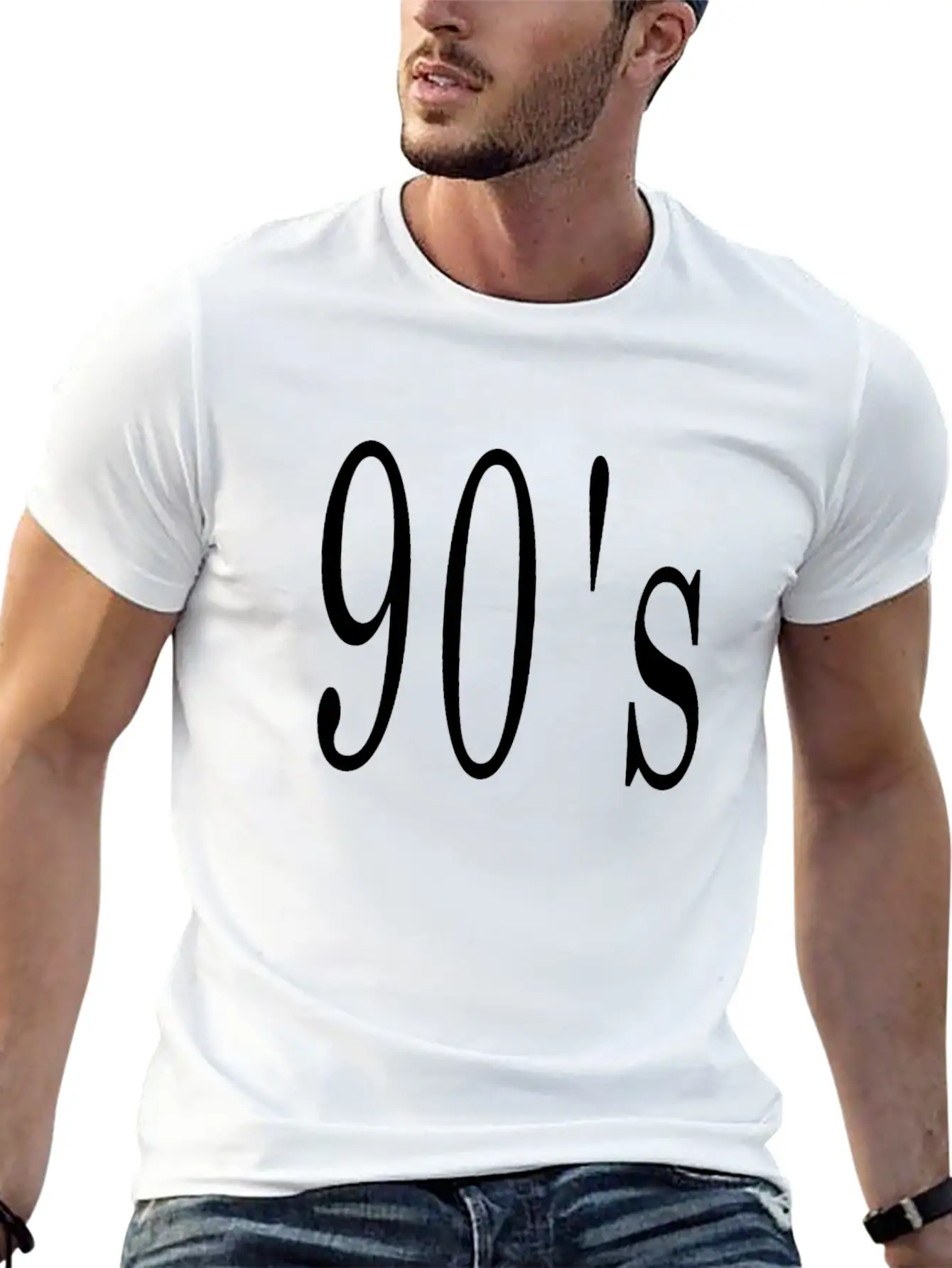 90's Decade Day Outfit Idea Classic Fit Graphic Tee For Daily Comfort – Unisex Cotton Shirt
