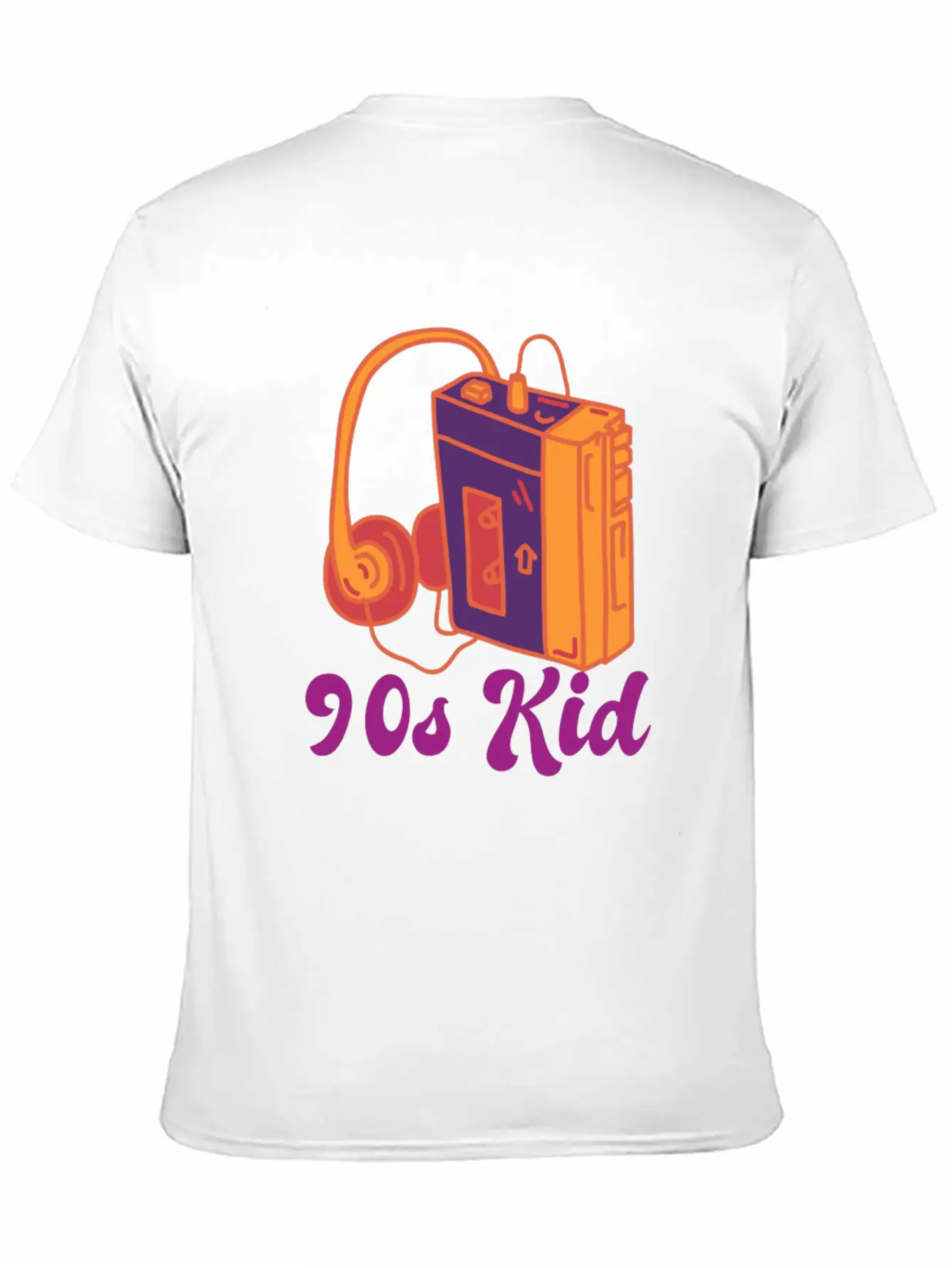 90s Kid Cassette Classic Crew Neck Graphic Tee – Everyday Minimal Look