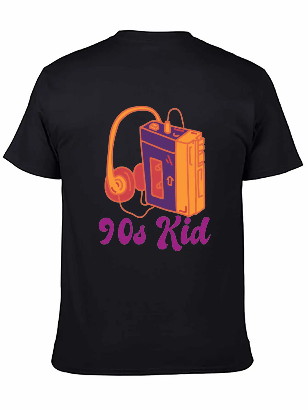 90s Kid Cassette Classic Crew Neck Graphic Tee – Everyday Minimal Look