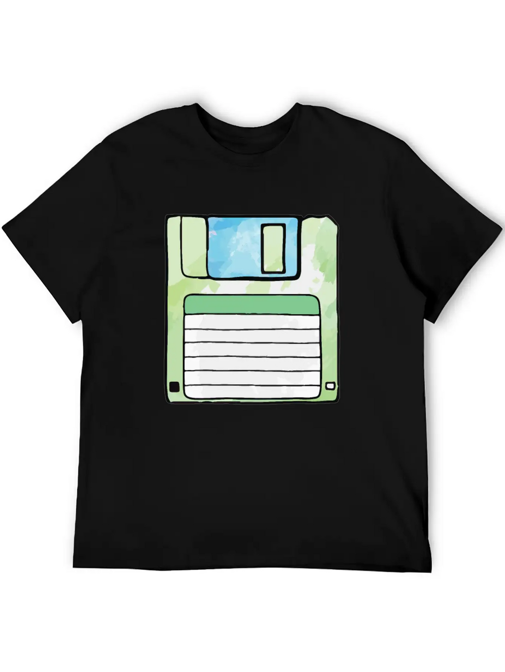 90s Neon Rubic Cube Cassette Tape Unisex Casual T-Shirt – Clean Design For Daily Comfort