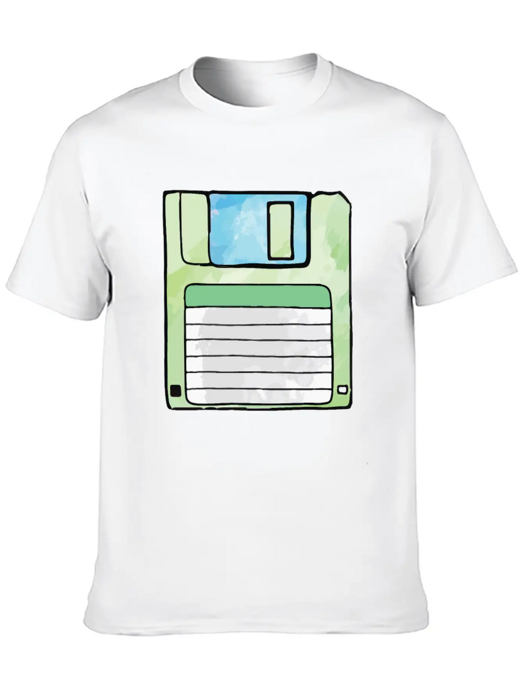 90s Neon Rubic Cube Cassette Tape Unisex Casual T-Shirt – Clean Design For Daily Comfort