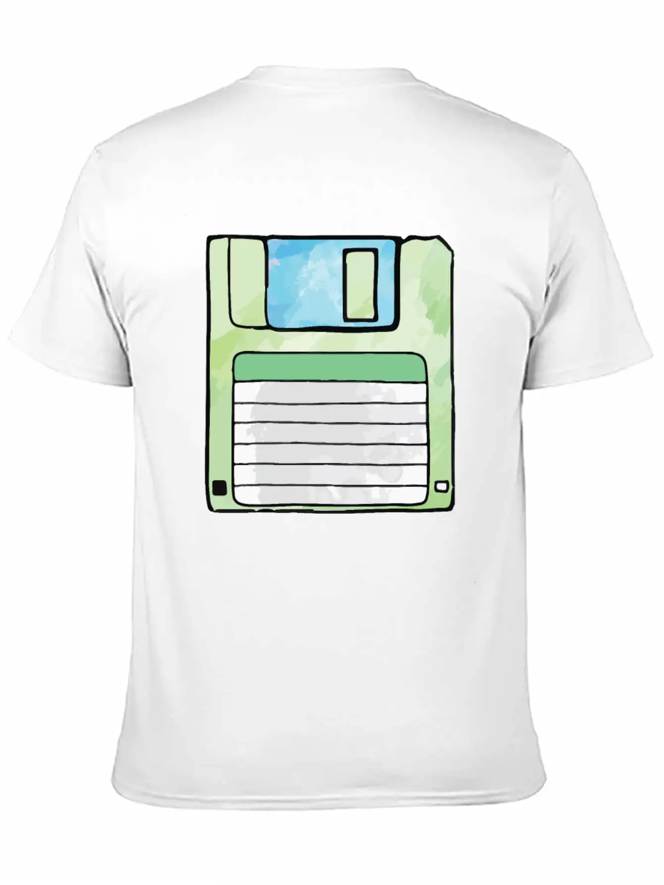 90s Neon Rubic Cube Cassette Tape Unisex Casual T-Shirt – Clean Design For Daily Comfort