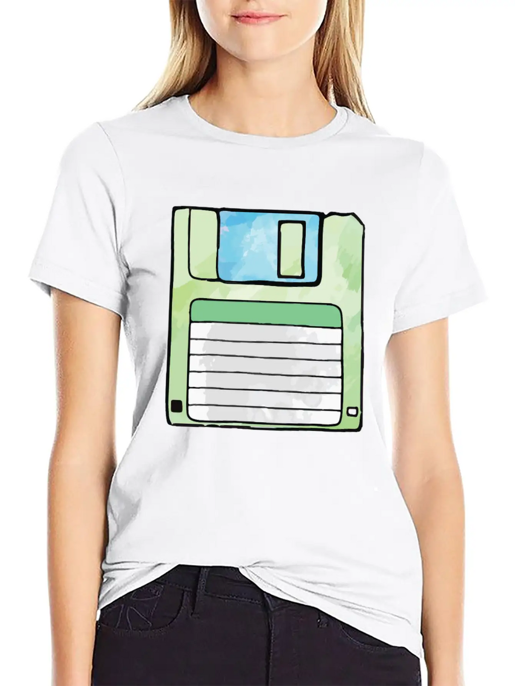 90s Neon Rubic Cube Cassette Tape Unisex Casual T-Shirt – Clean Design For Daily Comfort