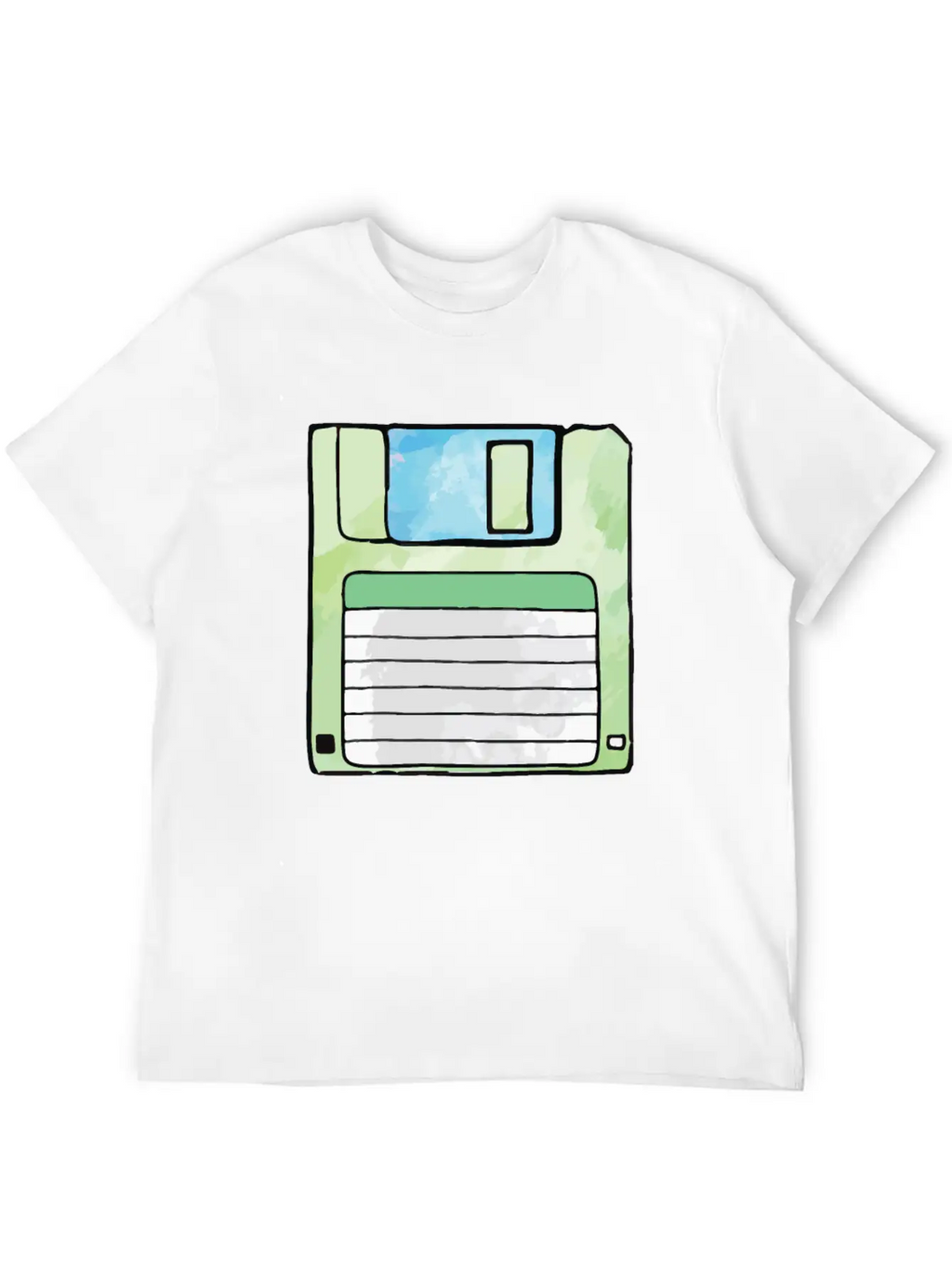 90s Neon Rubic Cube Cassette Tape Unisex Casual T-Shirt – Clean Design For Daily Comfort