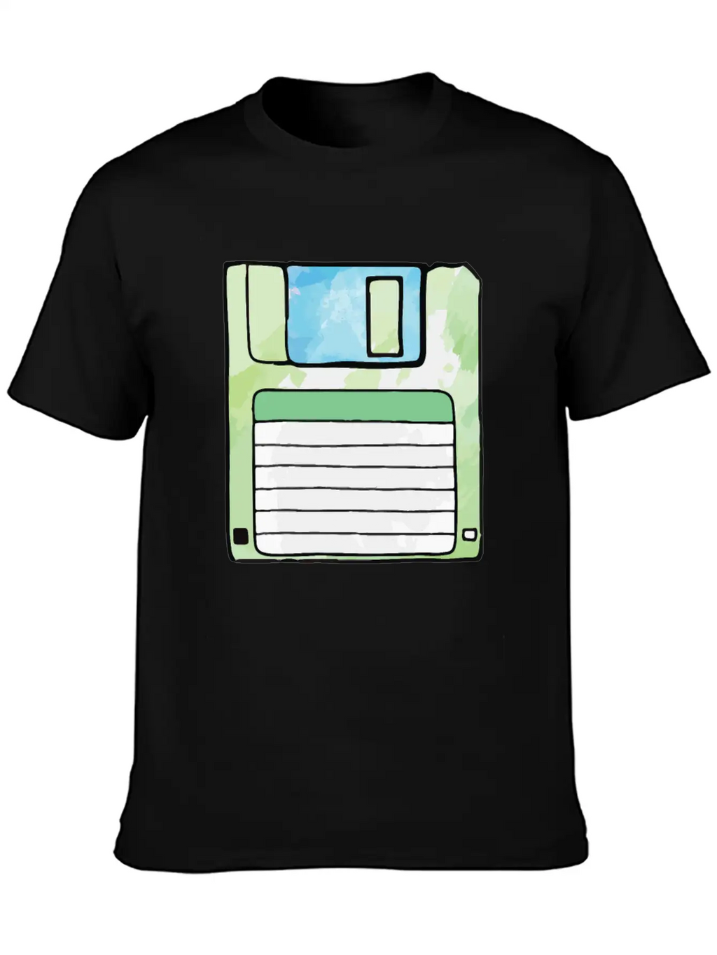 90s Neon Rubic Cube Cassette Tape Unisex Casual T-Shirt – Clean Design For Daily Comfort