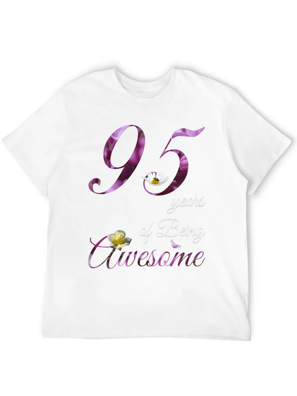 95 Awesome Floral 1928 95Th Comfortable Minimalist Graphic Tee – Summer Style Essential