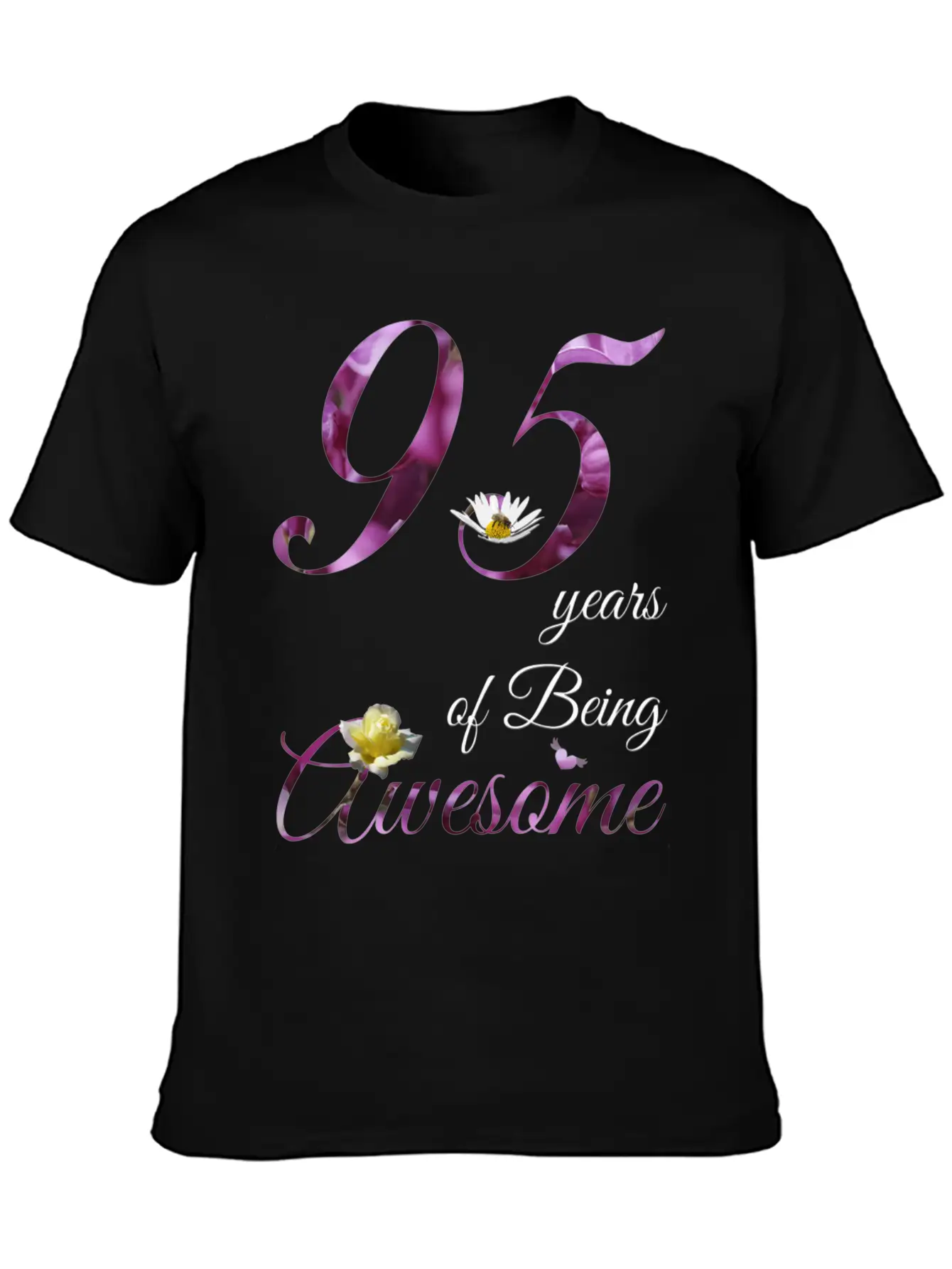 95 Awesome Floral 1928 95Th Comfortable Minimalist Graphic Tee – Summer Style Essential