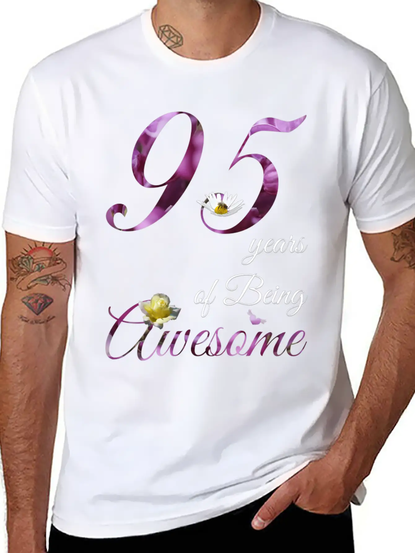 95 Awesome Floral 1928 95Th Comfortable Minimalist Graphic Tee – Summer Style Essential