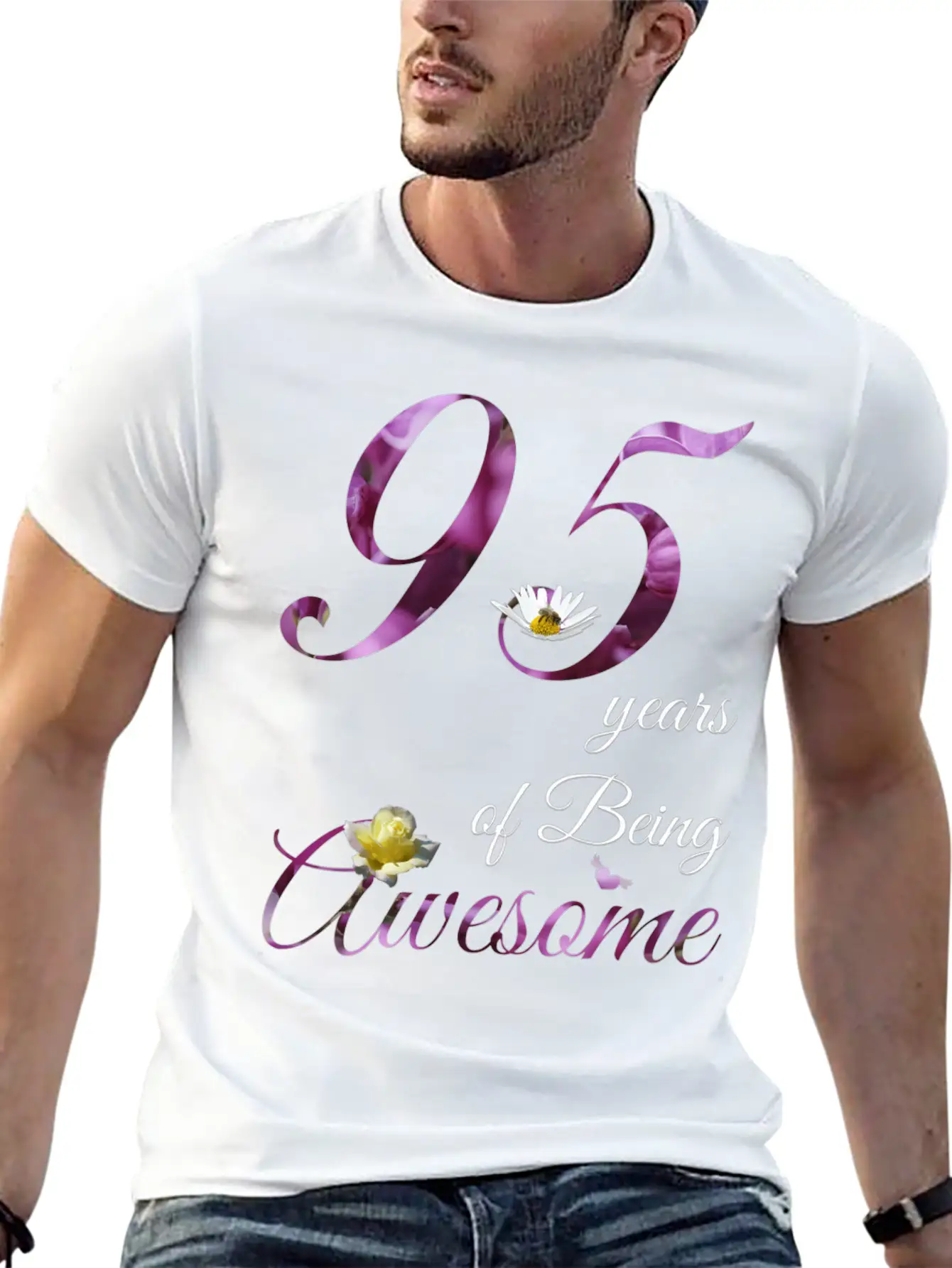95 Awesome Floral 1928 95Th Comfortable Minimalist Graphic Tee – Summer Style Essential