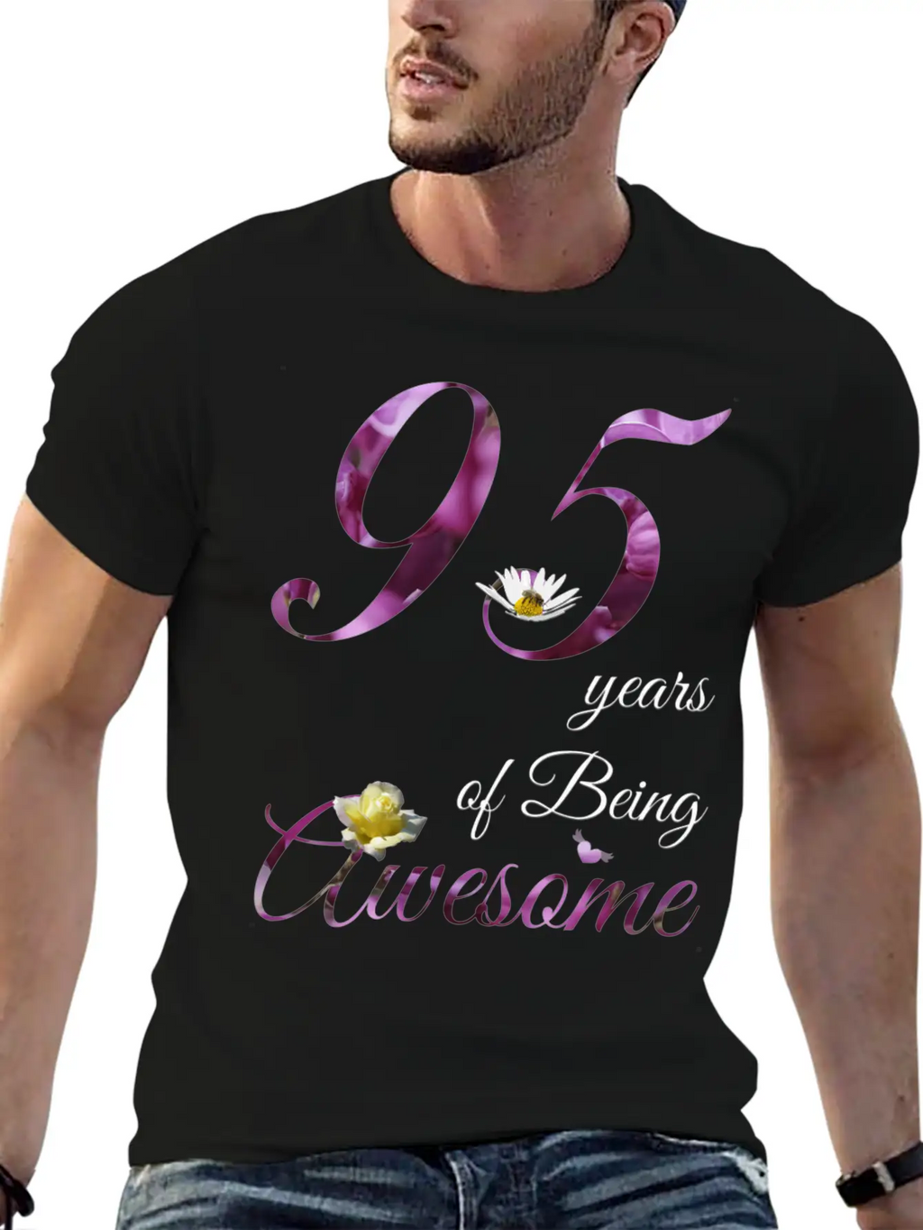 95 Awesome Floral 1928 95Th Comfortable Minimalist Graphic Tee – Summer Style Essential