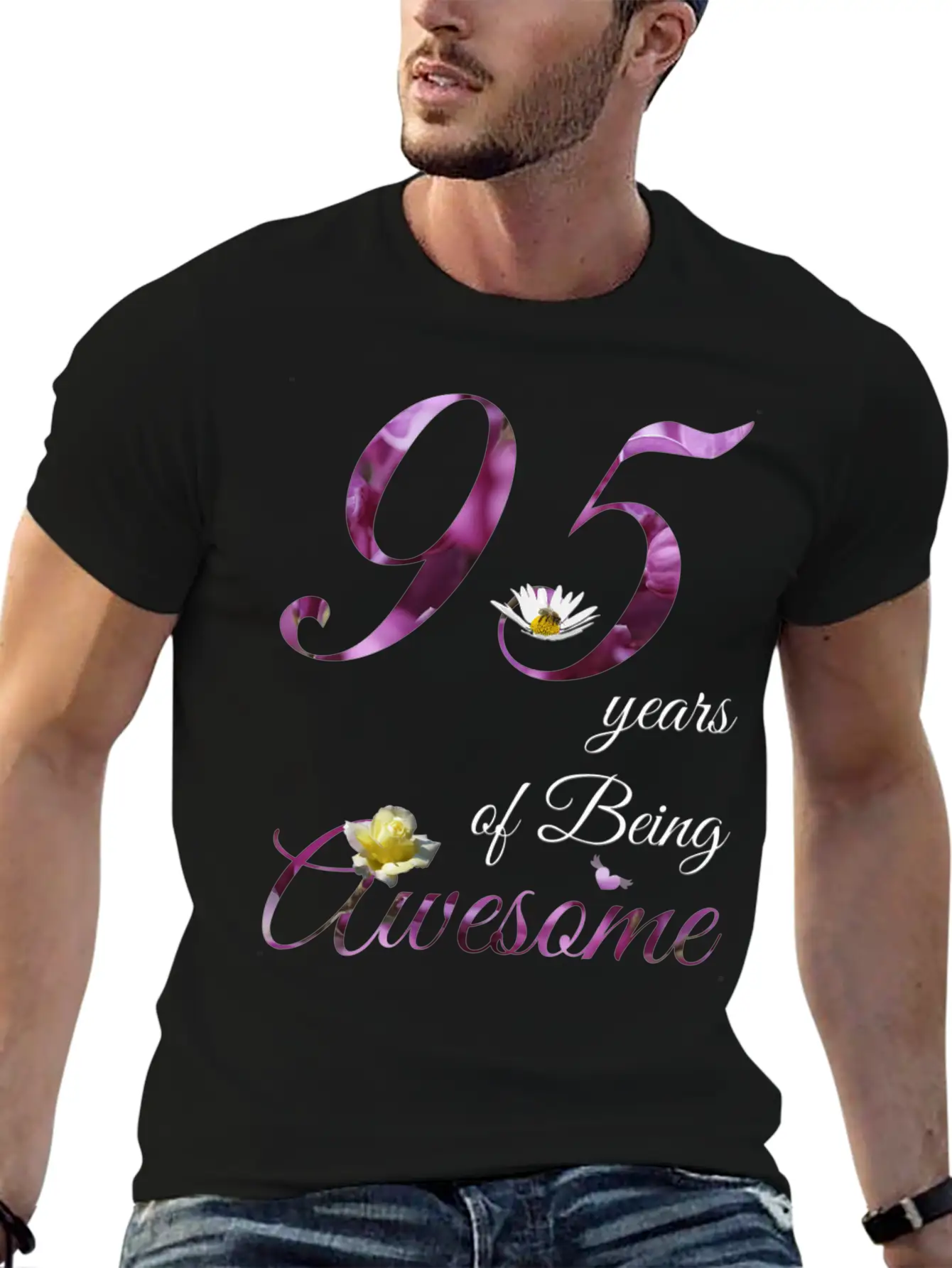 95 Awesome Floral 1928 95Th Comfortable Minimalist Graphic Tee – Summer Style Essential