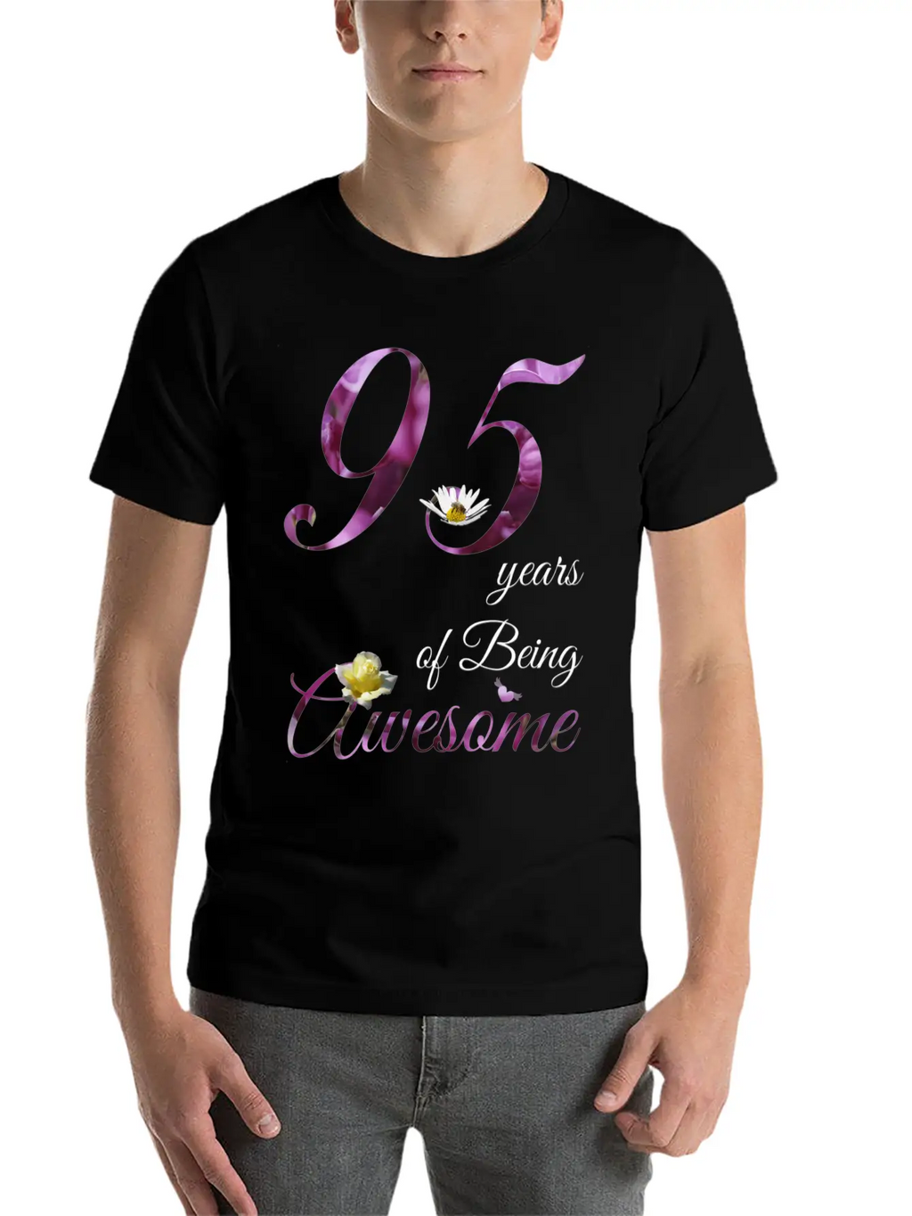 95 Awesome Floral 1928 95Th Comfortable Minimalist Graphic Tee – Summer Style Essential