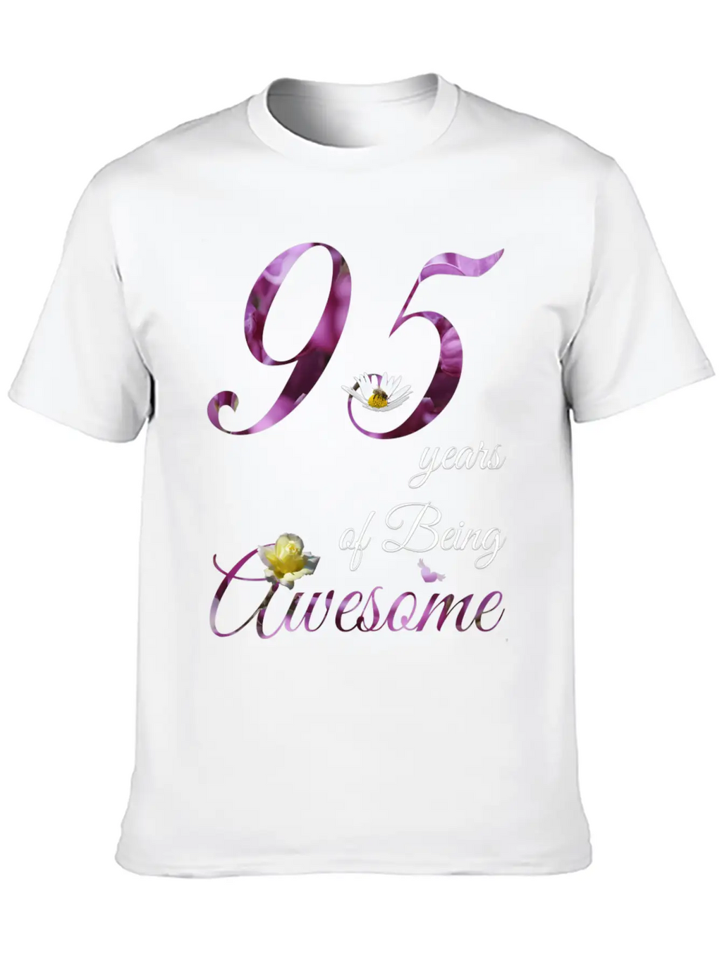 95 Awesome Floral 1928 95Th Comfortable Minimalist Graphic Tee – Summer Style Essential