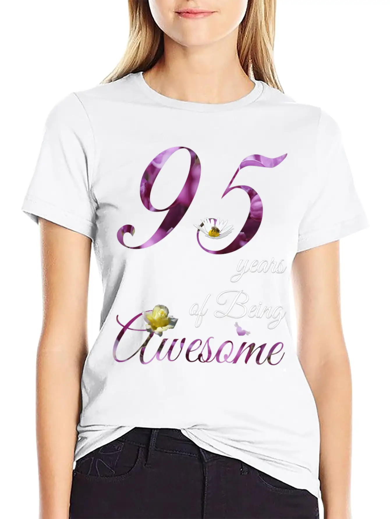 95 Awesome Floral 1928 95Th Comfortable Minimalist Graphic Tee – Summer Style Essential