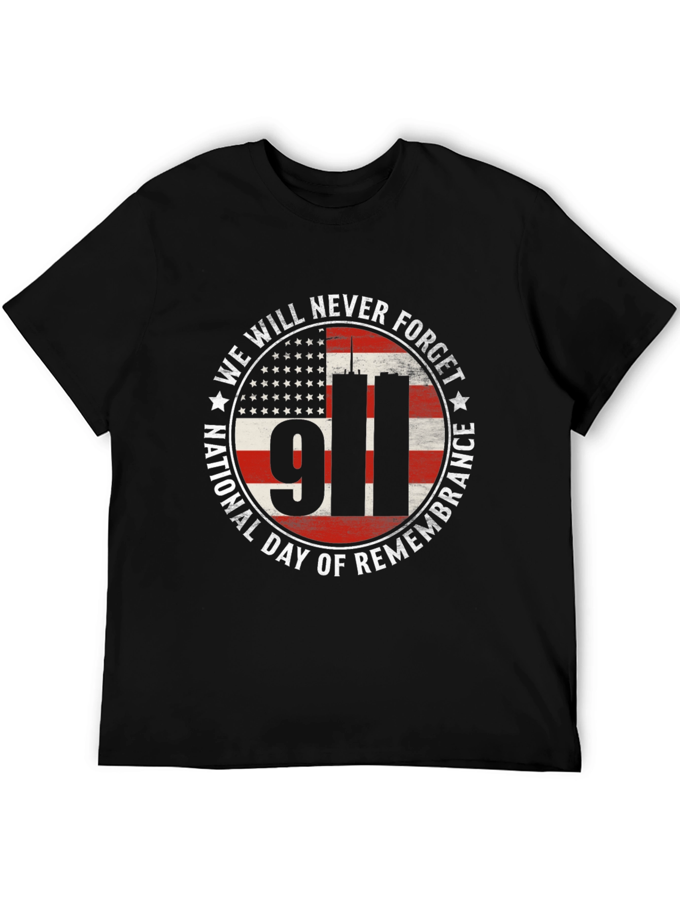 9/11 Never Forget Remembrance T-Shirt