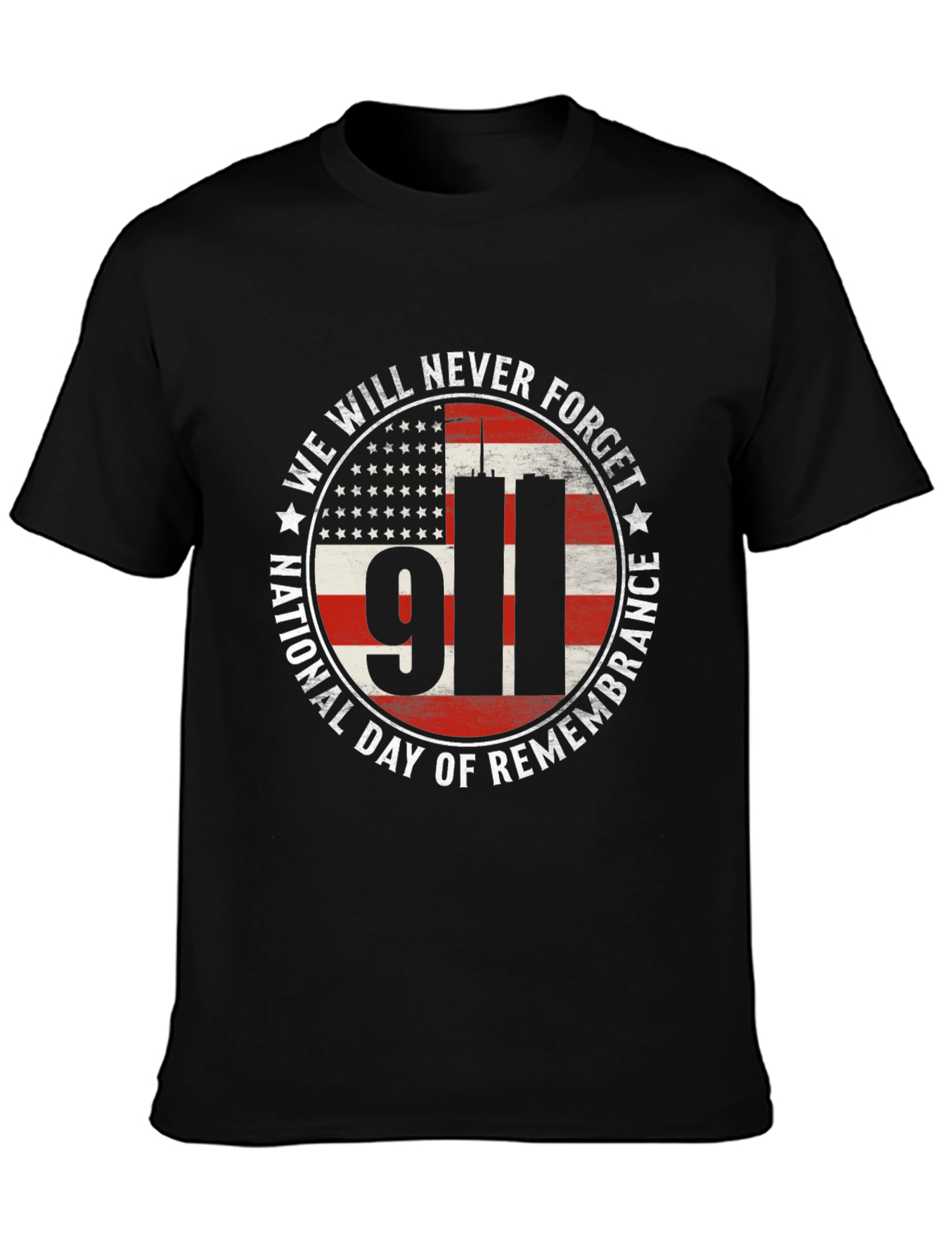 9/11 Never Forget Remembrance T-Shirt
